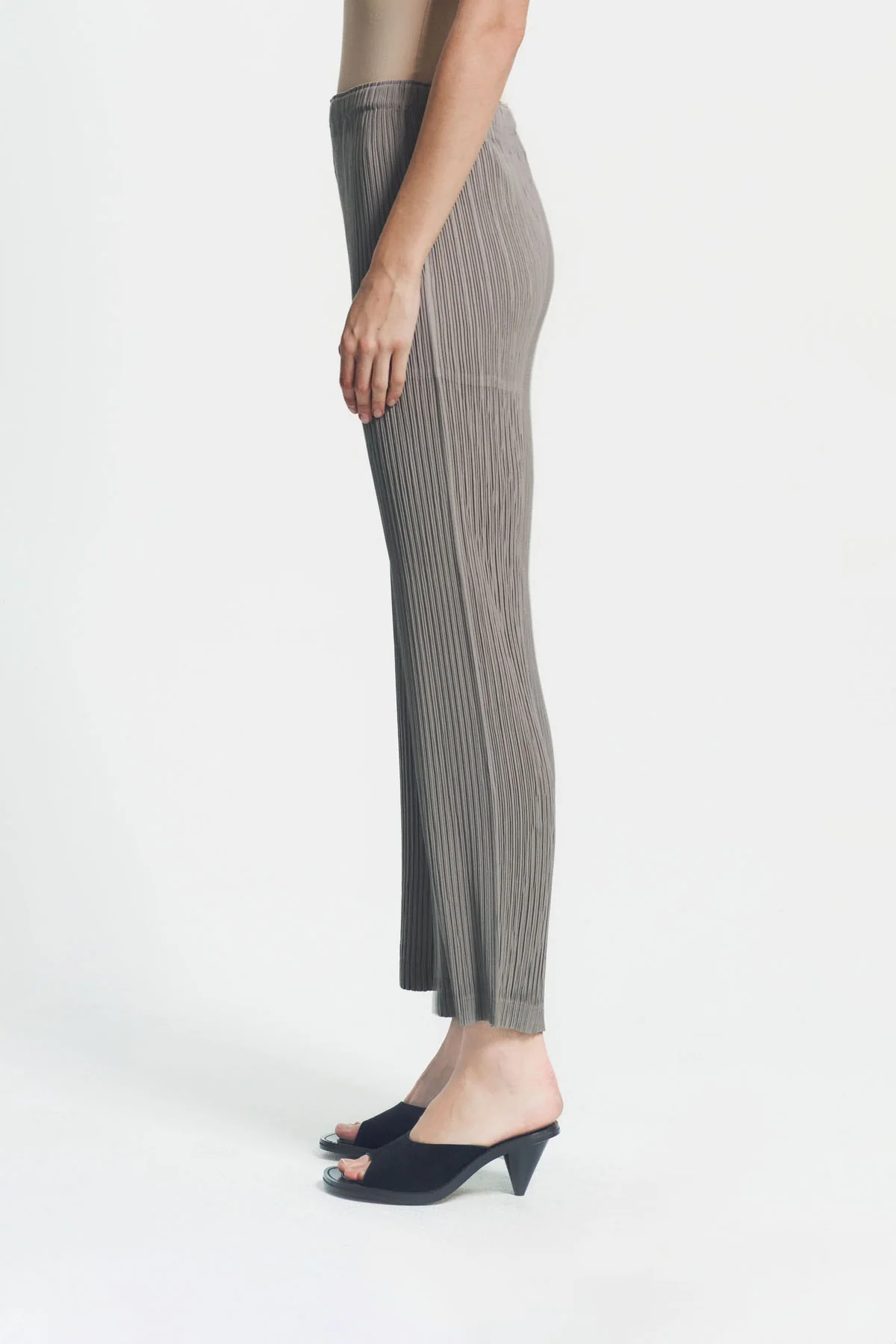 ISSEY MIYAKE | HATCHING PLEATS PANTS - Image 3