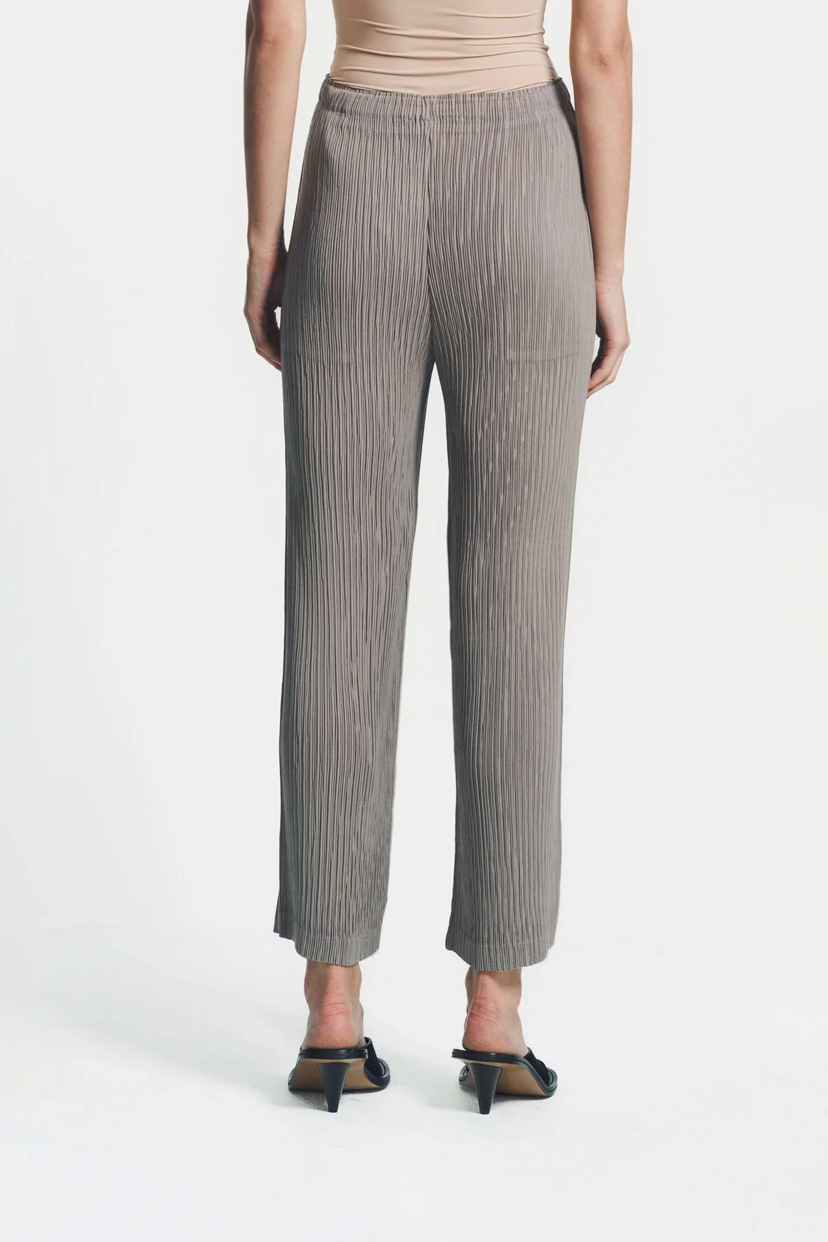 ISSEY MIYAKE | HATCHING PLEATS PANTS - Image 4