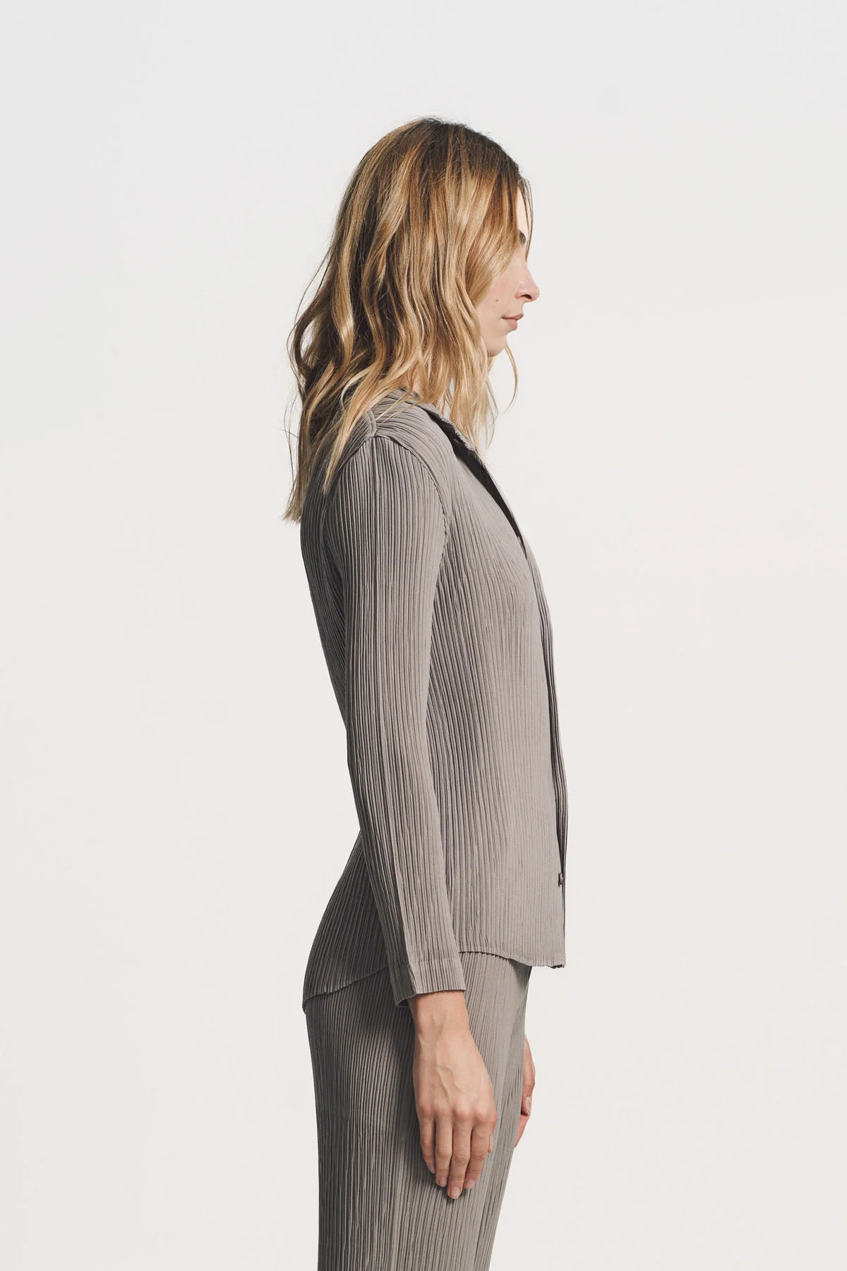ISSEY MIYAKE | HATCHING PLEATS SHIRT - Image 5