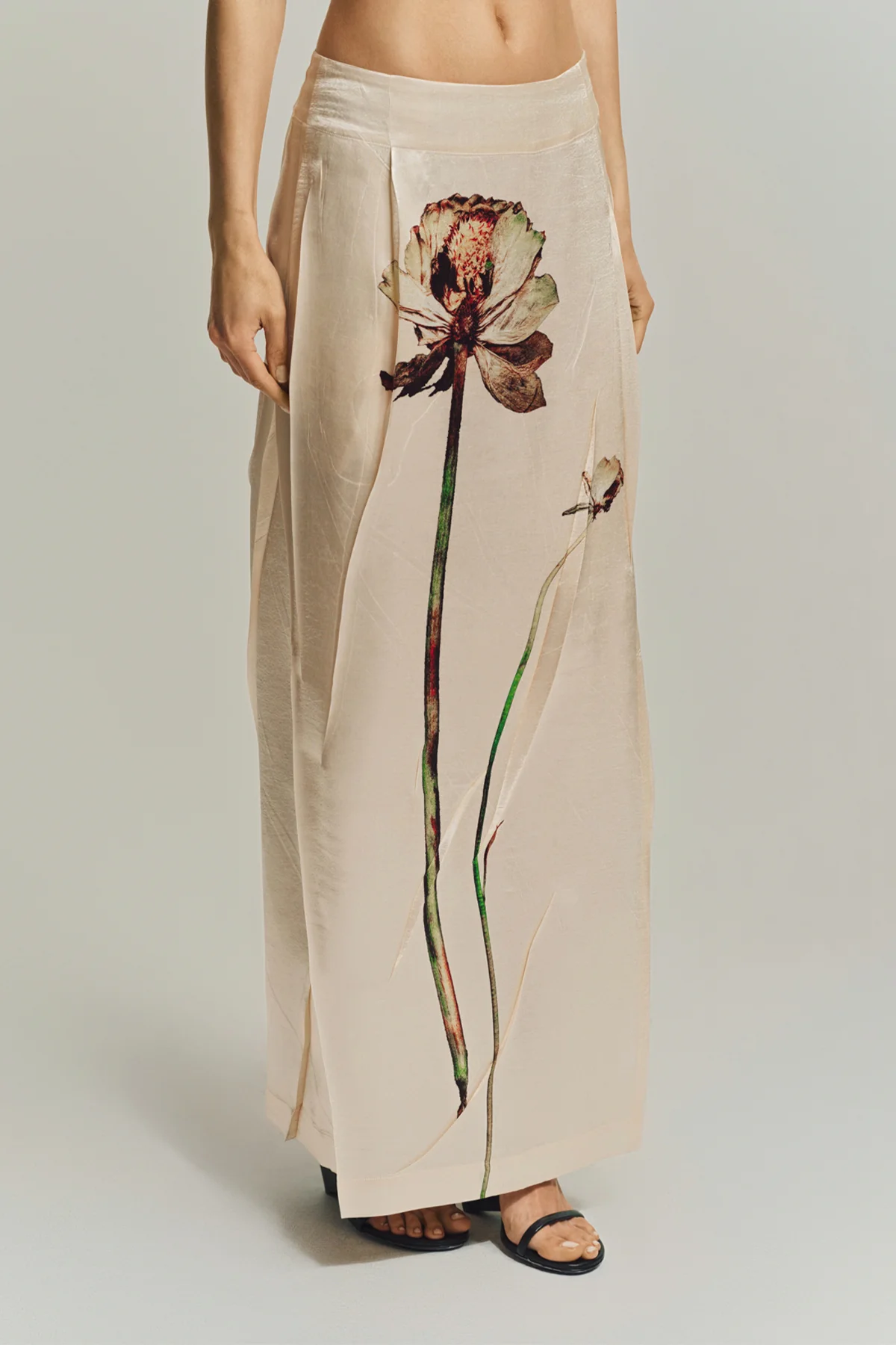 ISSEY MIYAKE | PRESSED FLORA SKIRT - Image 4