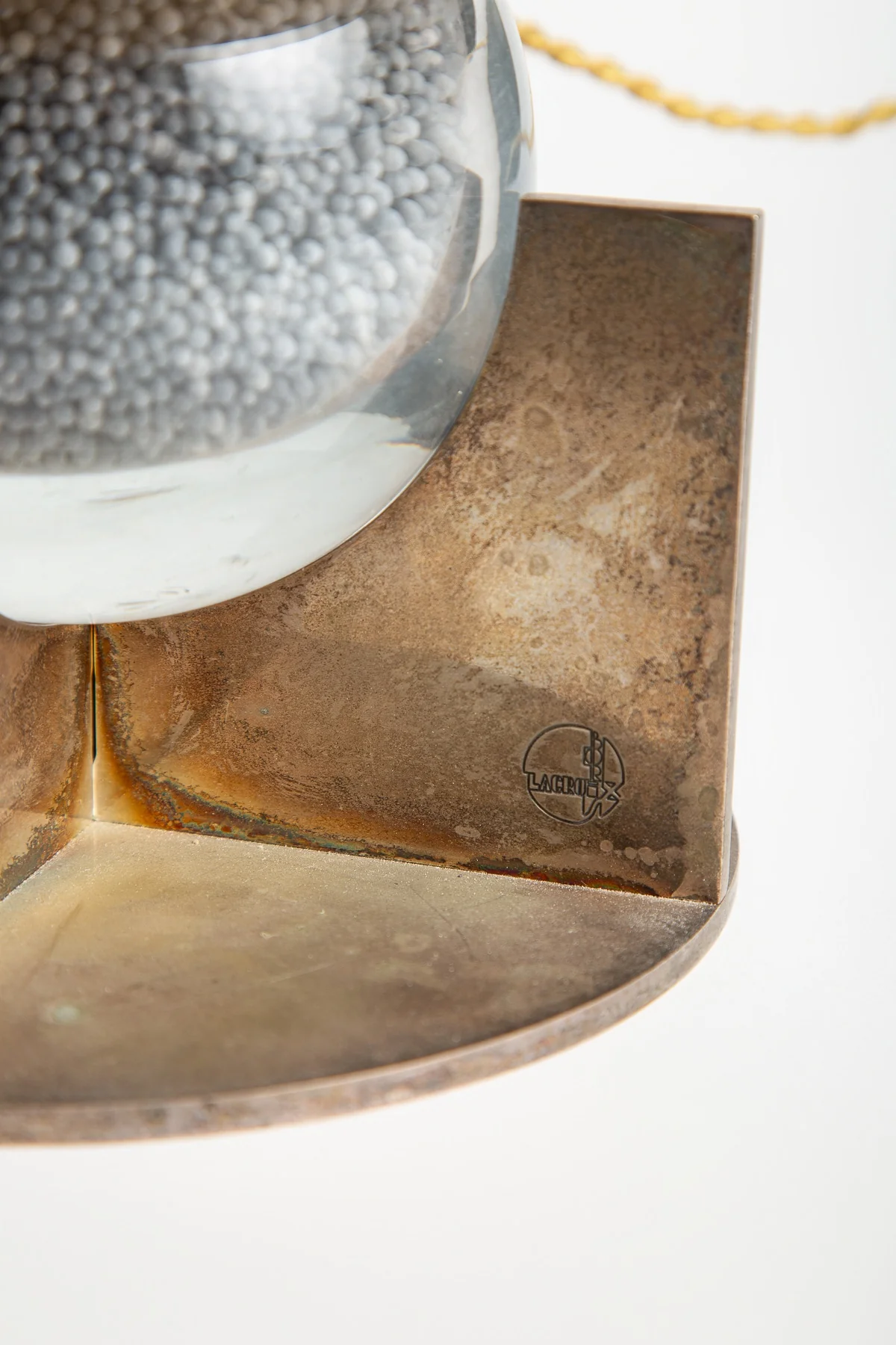 JEAN BORIS-LACROIX | 1930's GLASS LAMP - Image 4
