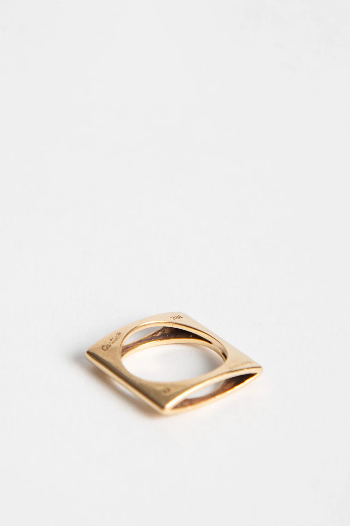 Jean Dinh Van for Cartier | 18k Yellow Gold "Double Faces" Ring - Image 3