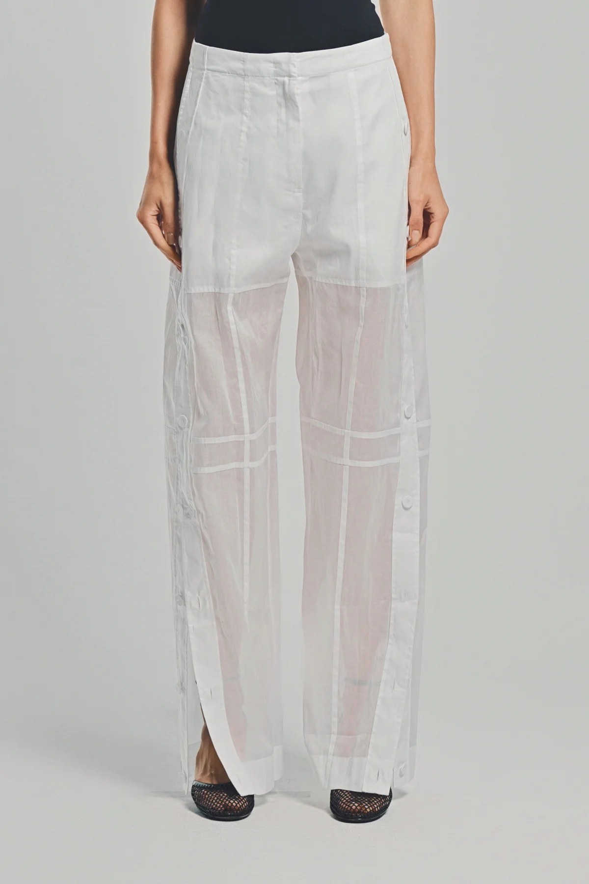 JIL SANDER | COTTON MUSLIN TROUSERS - Image 2