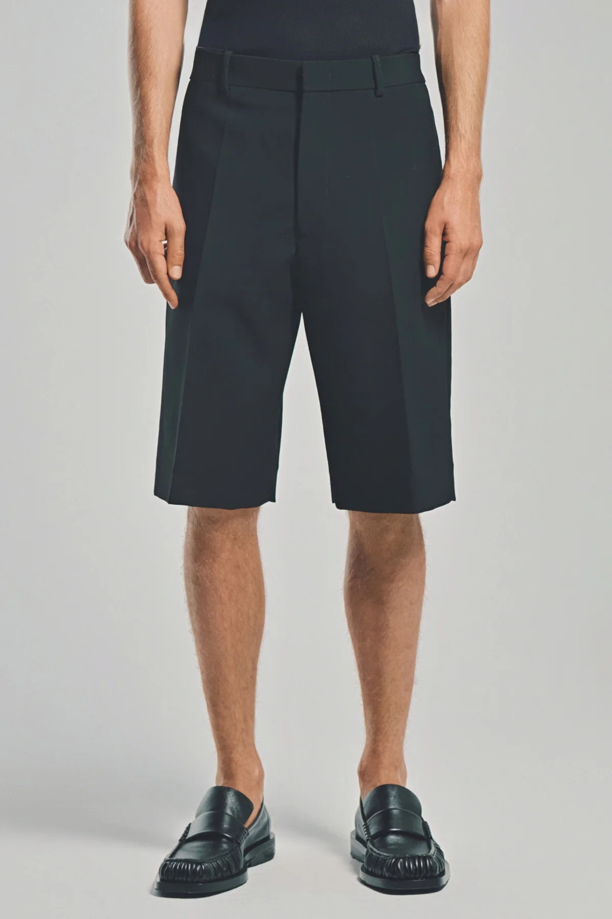 JIL SANDER | CREASE WOOL SHORTS - Image 2