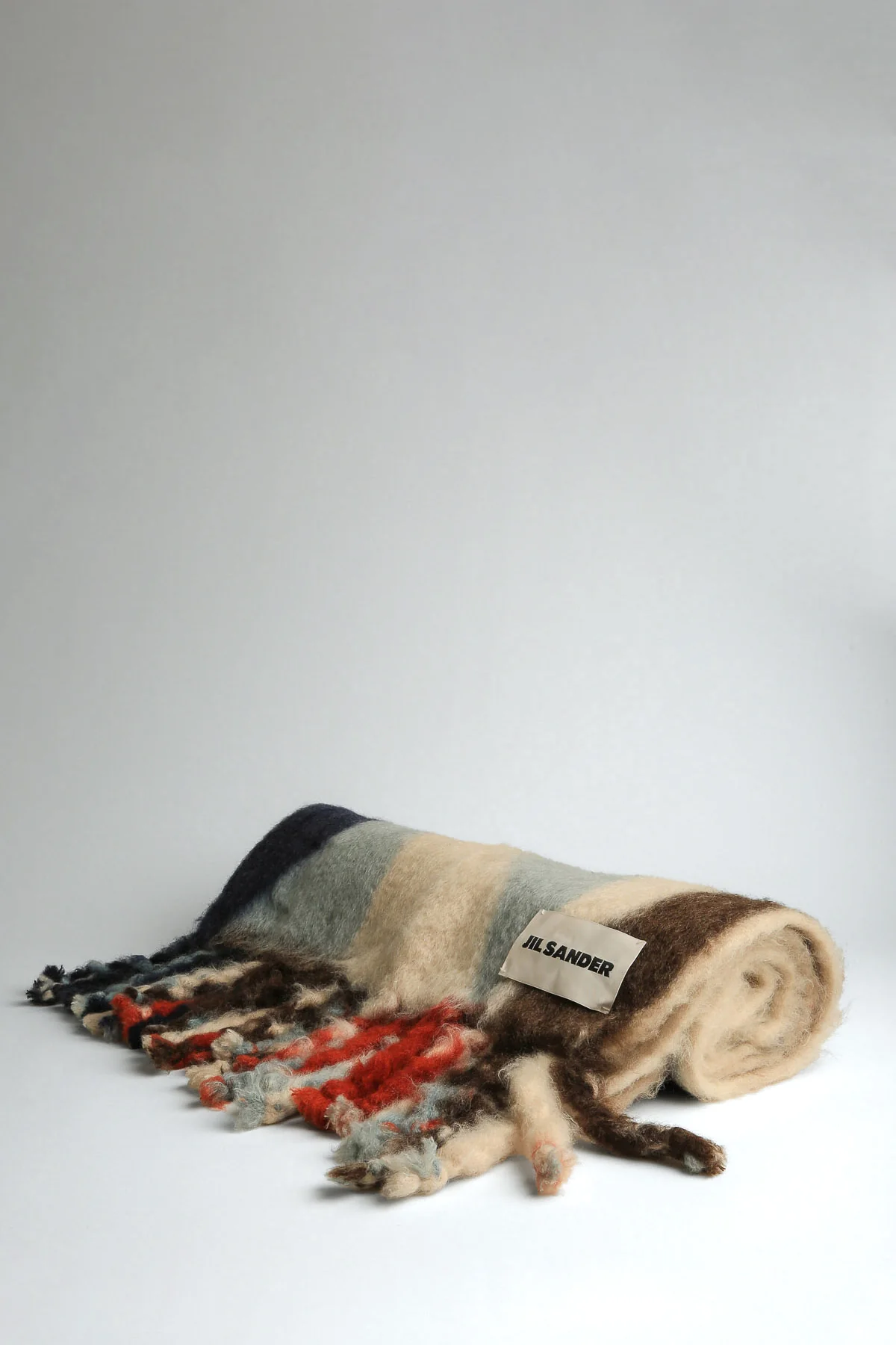 JIL SANDER | MOHAIR AND WOOL PRINTED BLANKET - Image 2