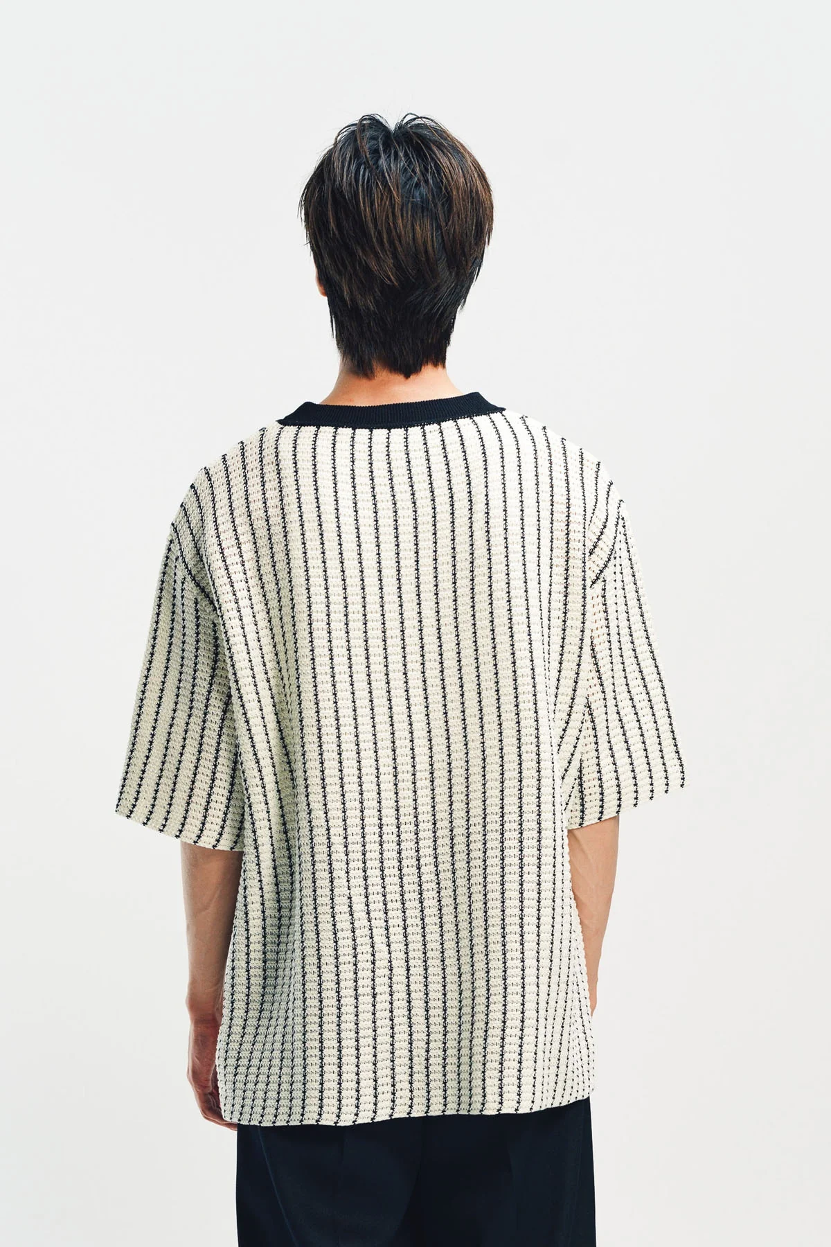 JIL SANDER | STRIPED KNIT TEE - Image 4
