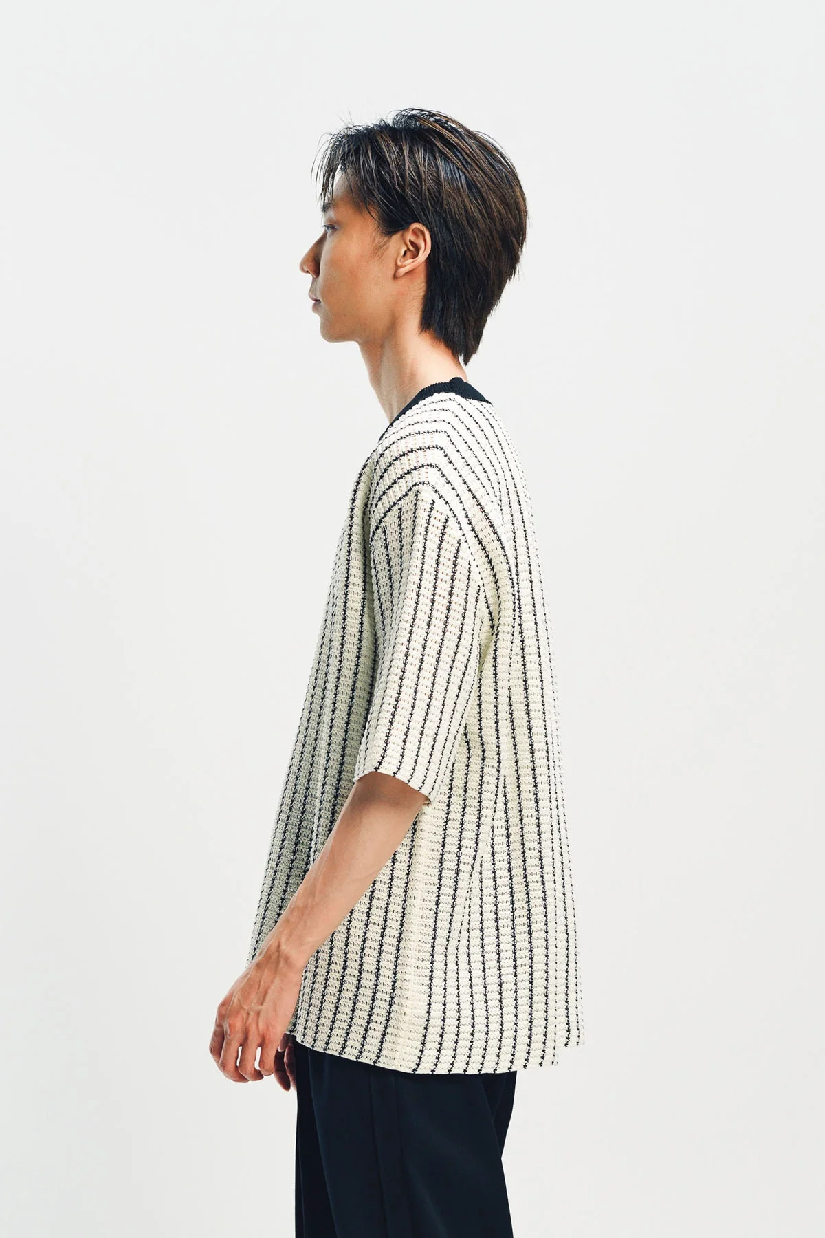 JIL SANDER | STRIPED KNIT TEE - Image 5