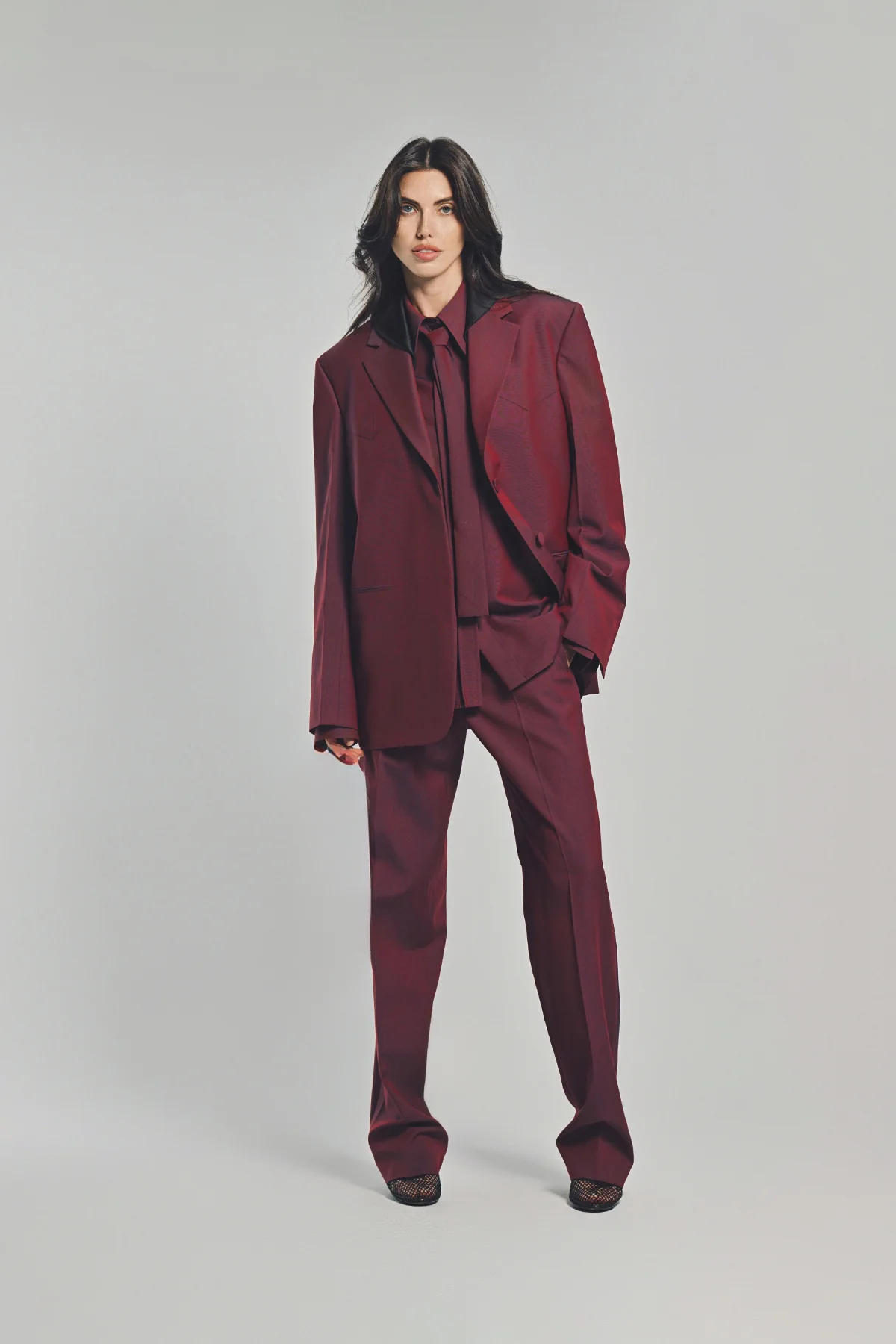 JIL SANDER | TUXEDO DETAIL PANTS