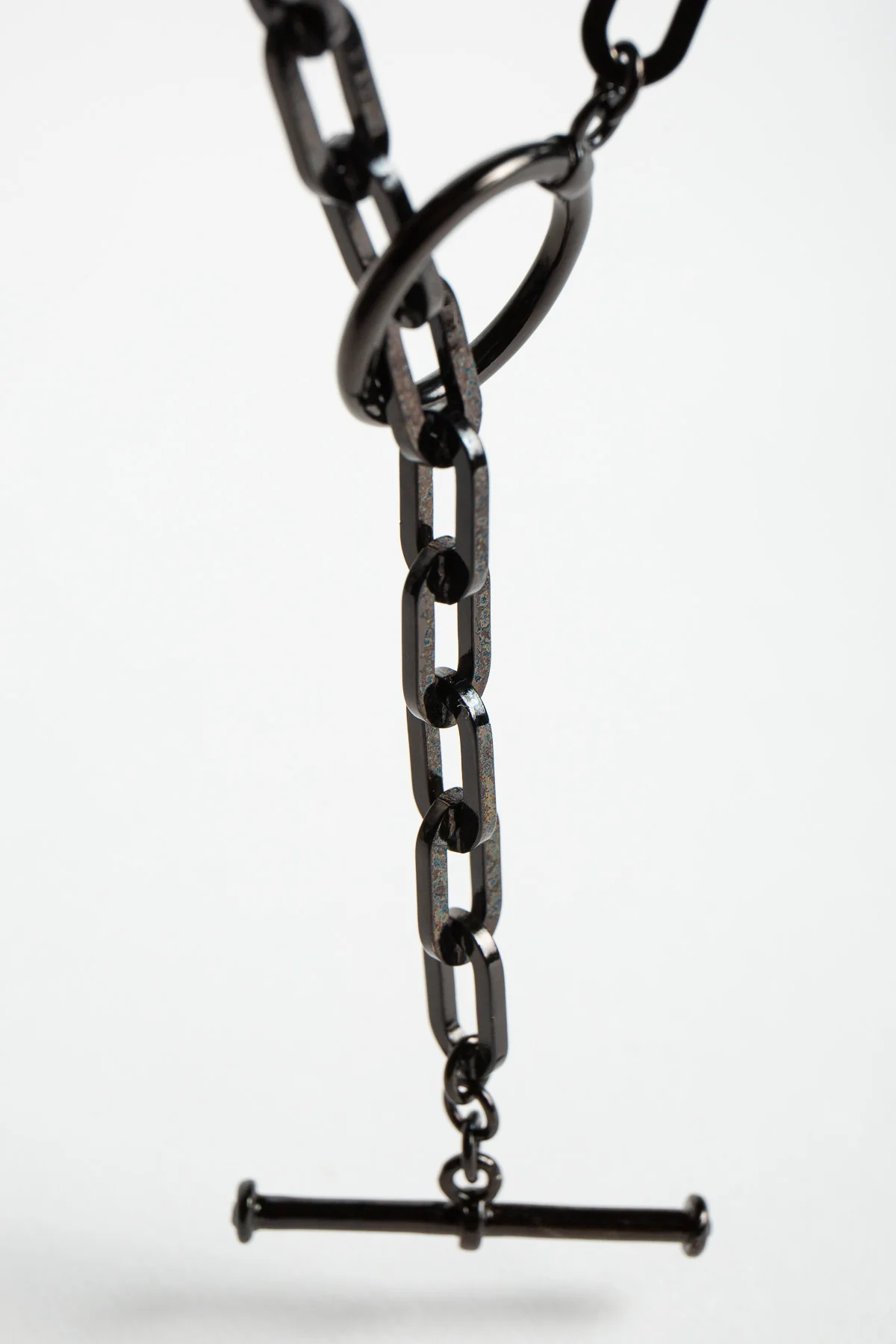 Joanne Fiske | Black Diamond Toggle Necklace - Image 2