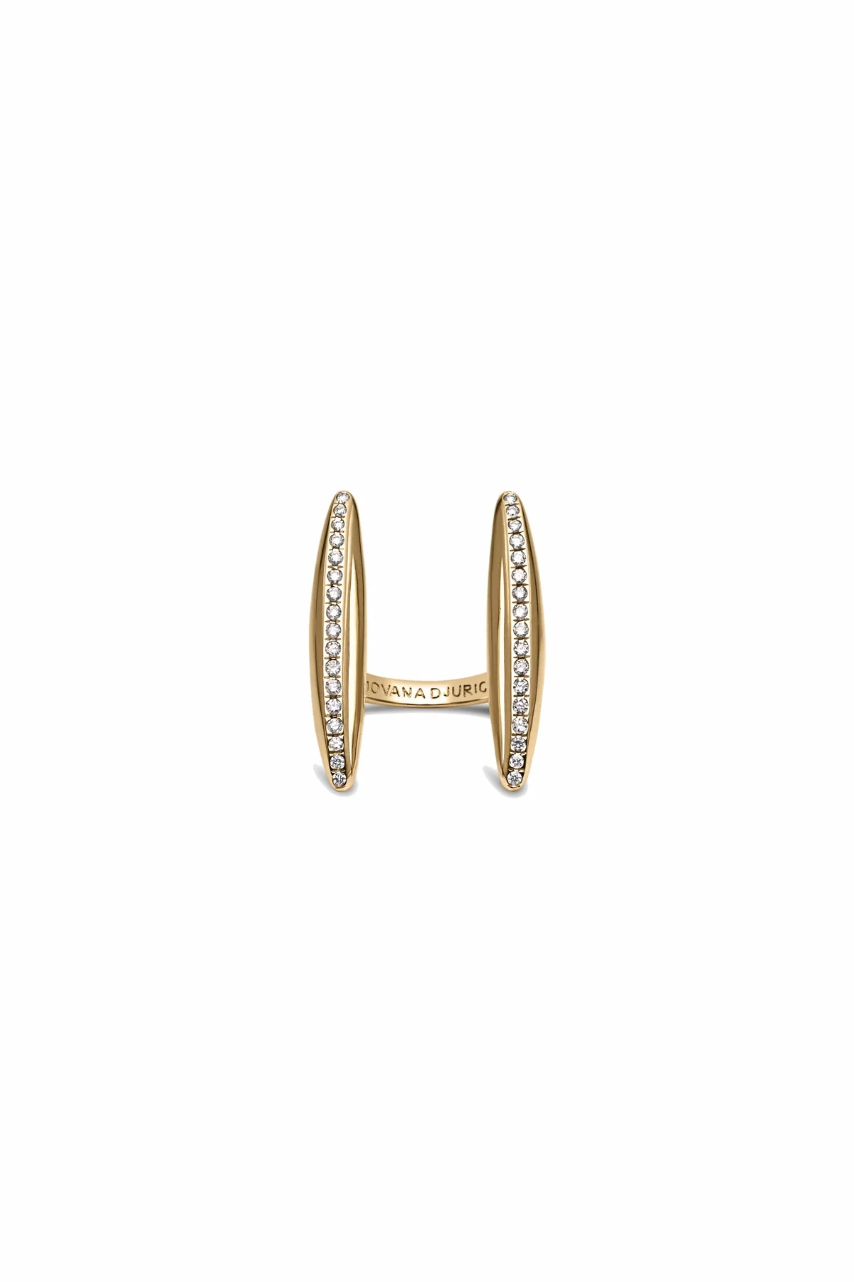 Jovana Djuric | 18K Gold Crevice Ring - Image 2