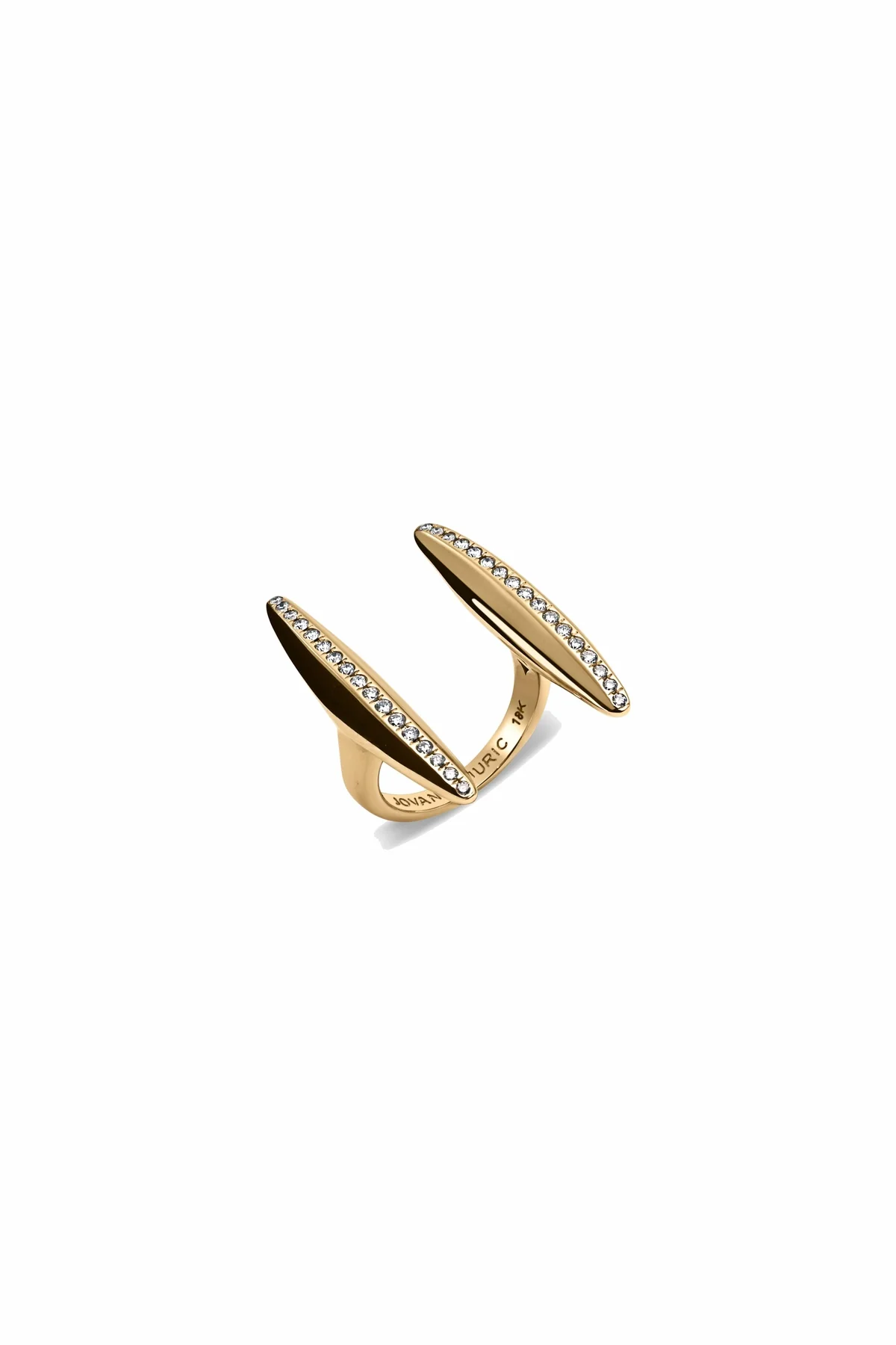 Jovana Djuric | 18K Gold Crevice Ring - Image 3