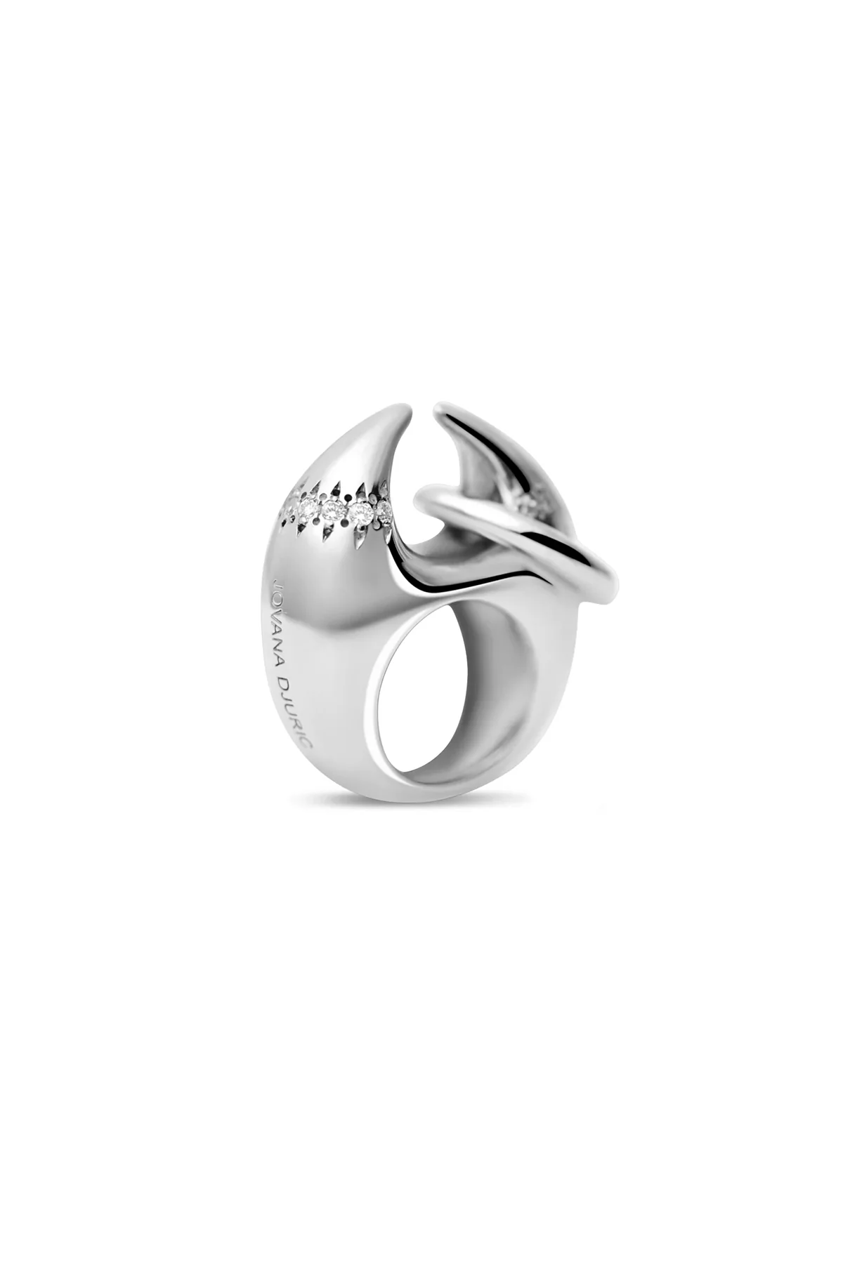 JOVANA DJURIC | HORUS DIAMOND EGO PINCHER RING - Image 2
