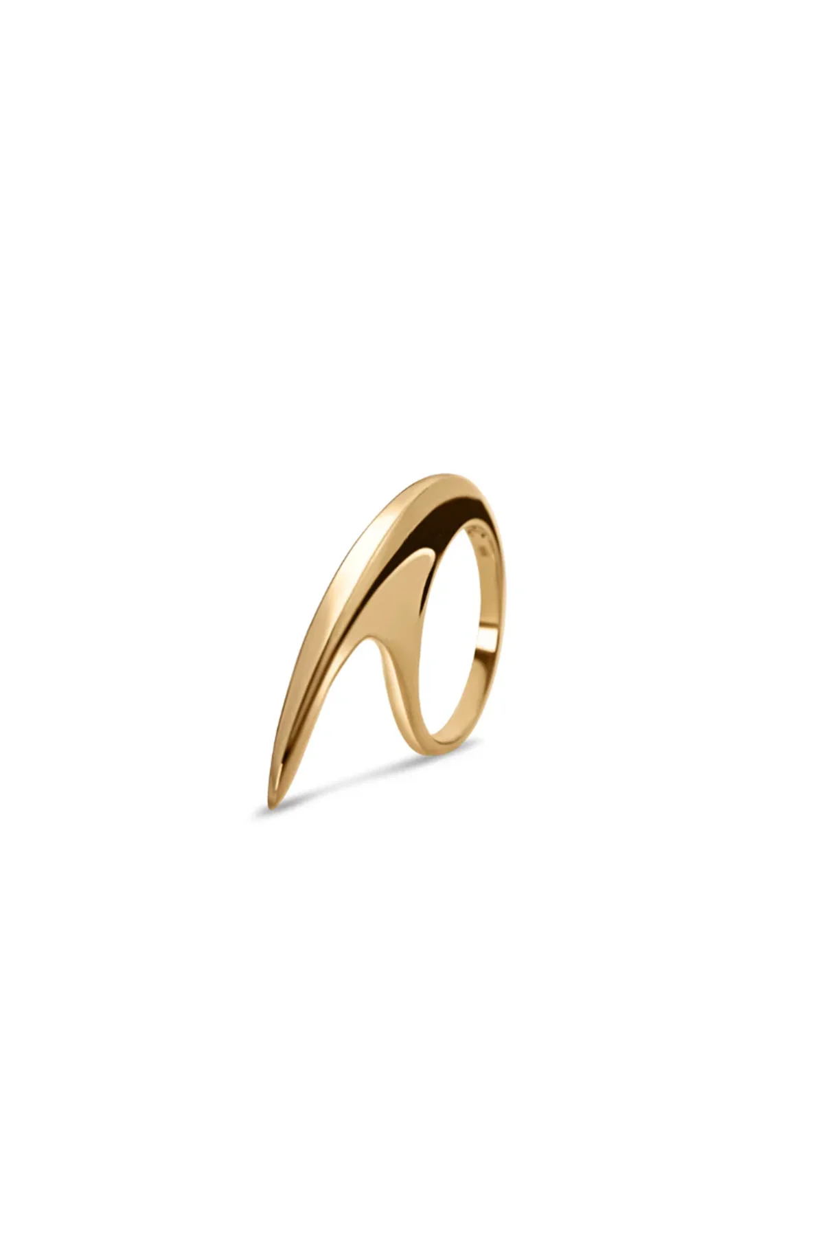 JOVANA DJURIC | MEDIUM YELLOW GOLD SLICE RING - Image 2
