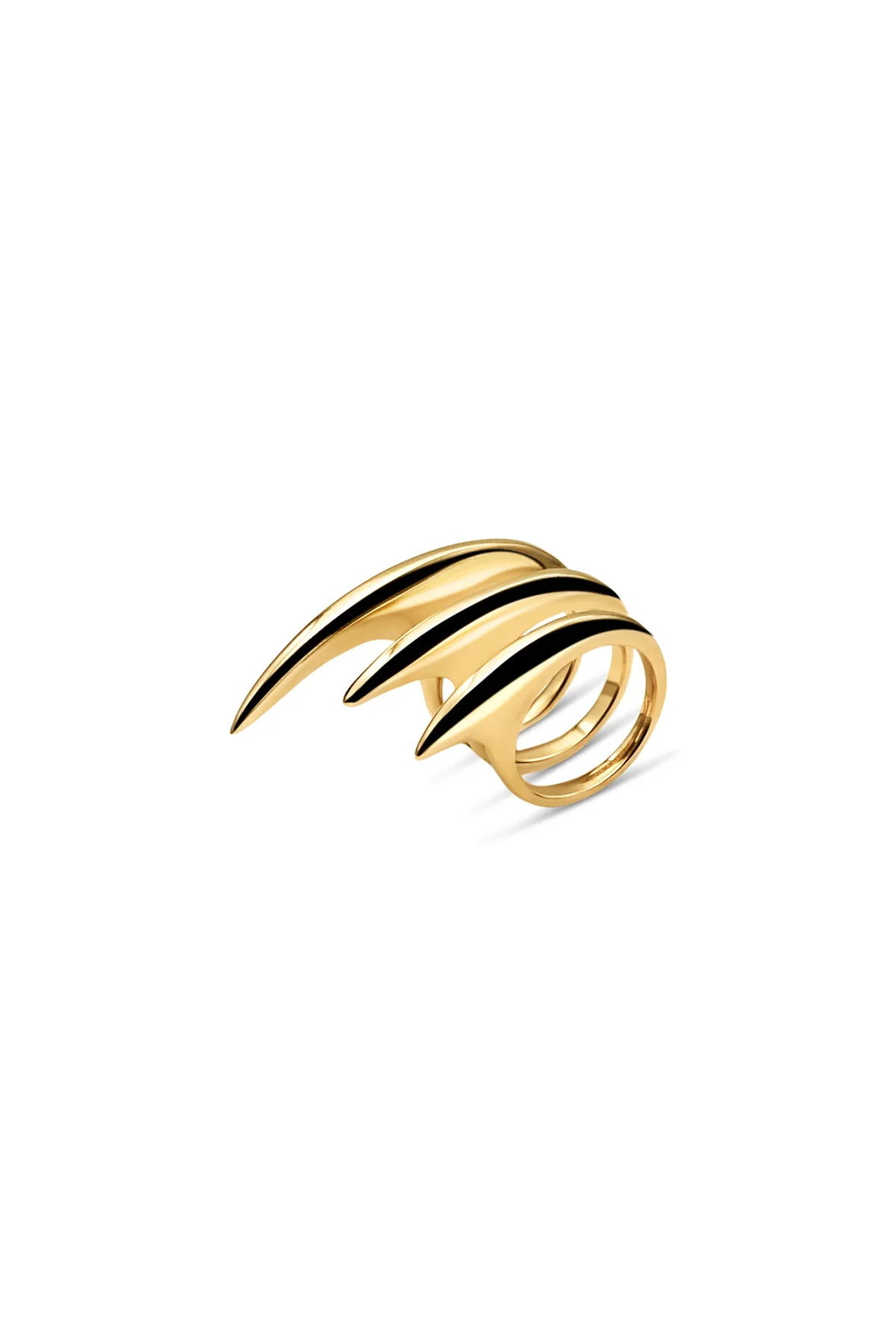 JOVANA DJURIC | MEDIUM YELLOW GOLD SLICE RING - Image 6