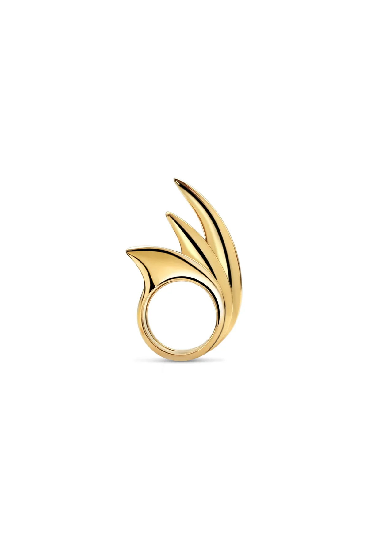JOVANA DJURIC | MEDIUM YELLOW GOLD SLICE RING - Image 7