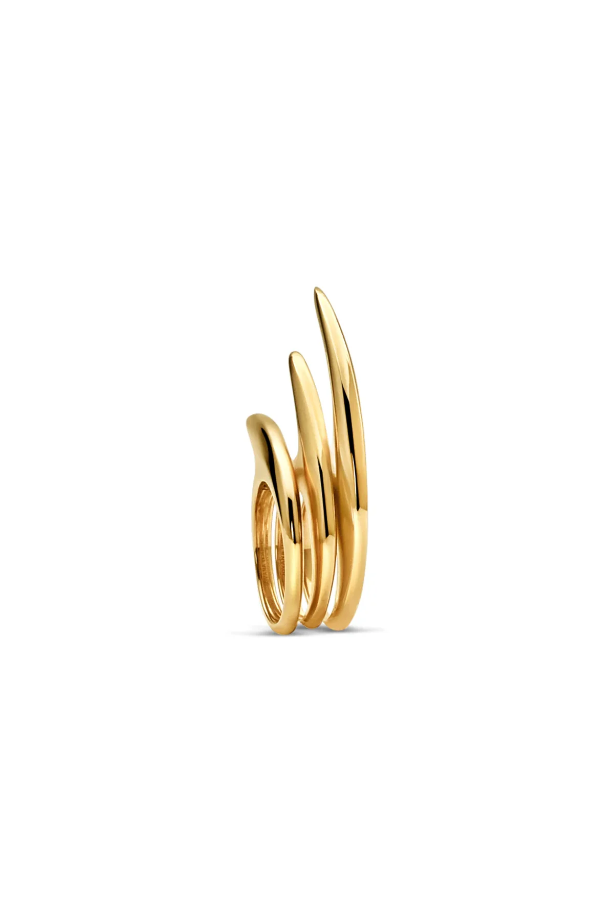 JOVANA DJURIC | SMALL YELLOW GOLD SLICE RING - Image 8