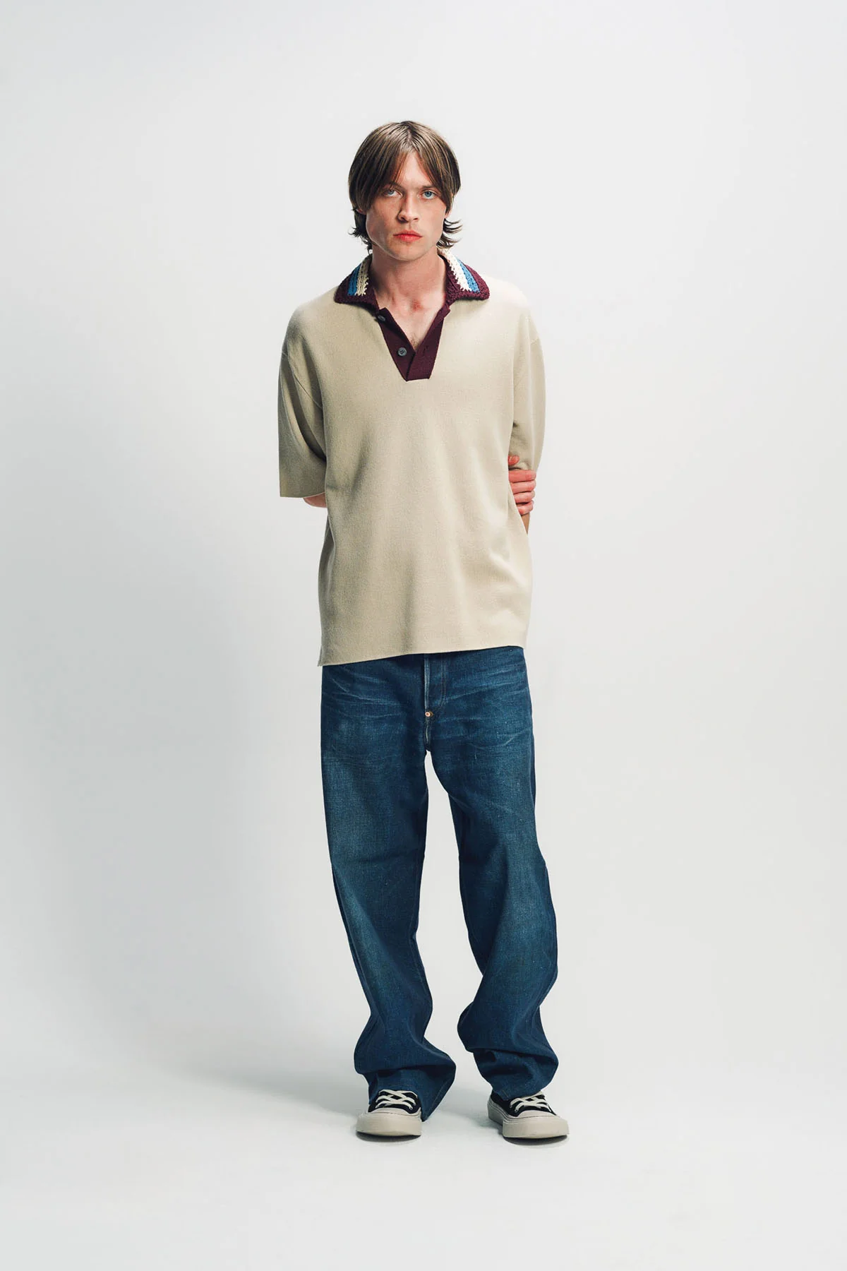 JUNYA WATANABE | CROCHET COLLAR POLO