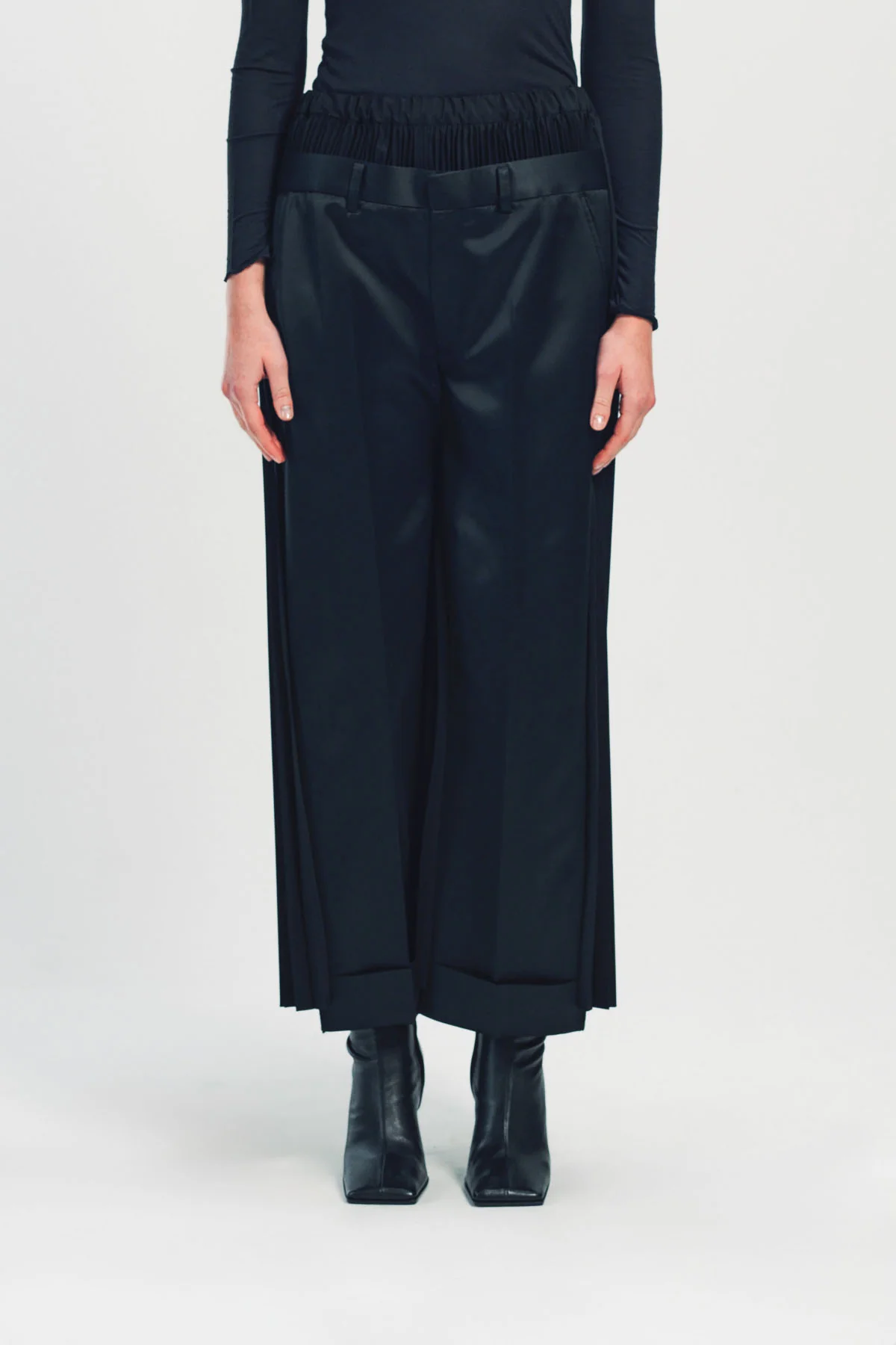 JUNYA WATANABE | GROSGRAIN TAFFETA PANTS - Image 2