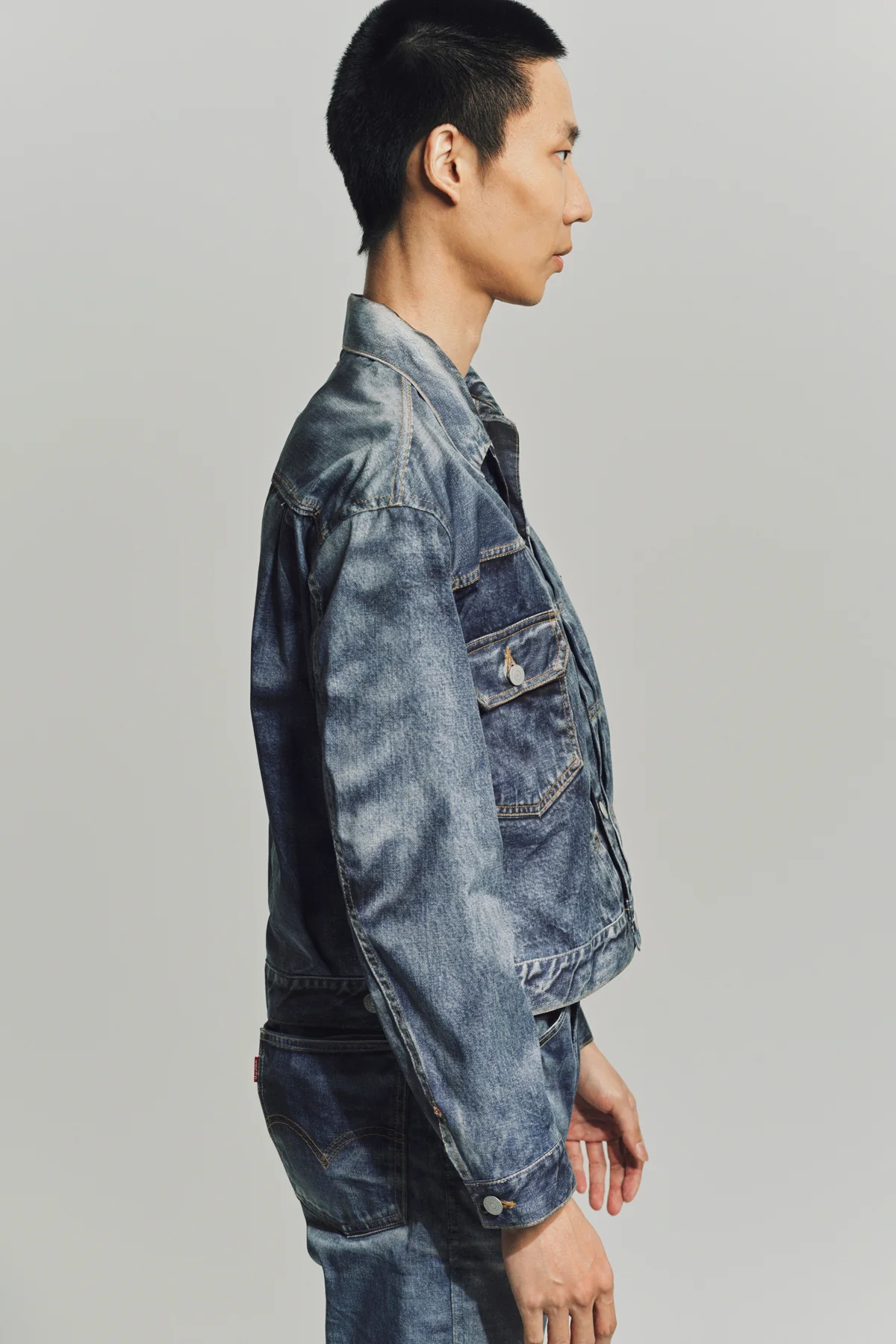 JUNYA WATANABE | LEVI'S BERBERJIN INKJET PRINTED JACKET - Image 3