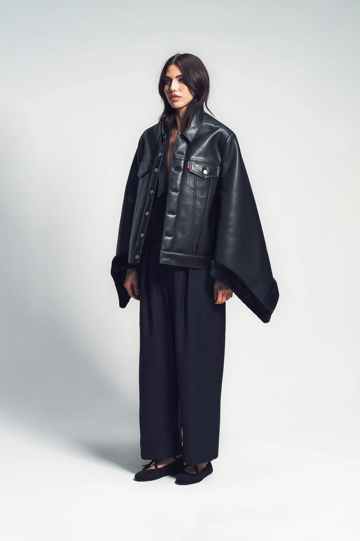 JUNYA WATANABE | LEVI'S FAUX LEATHER JACKET - Image 3