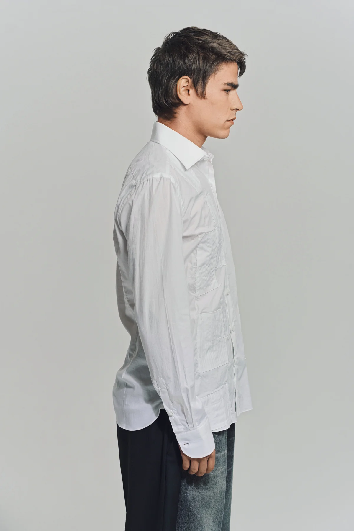 JUNYA WATANABE | LUIGI BORRELLI LONG SLEEVE POPLIN SHIRT - Image 5