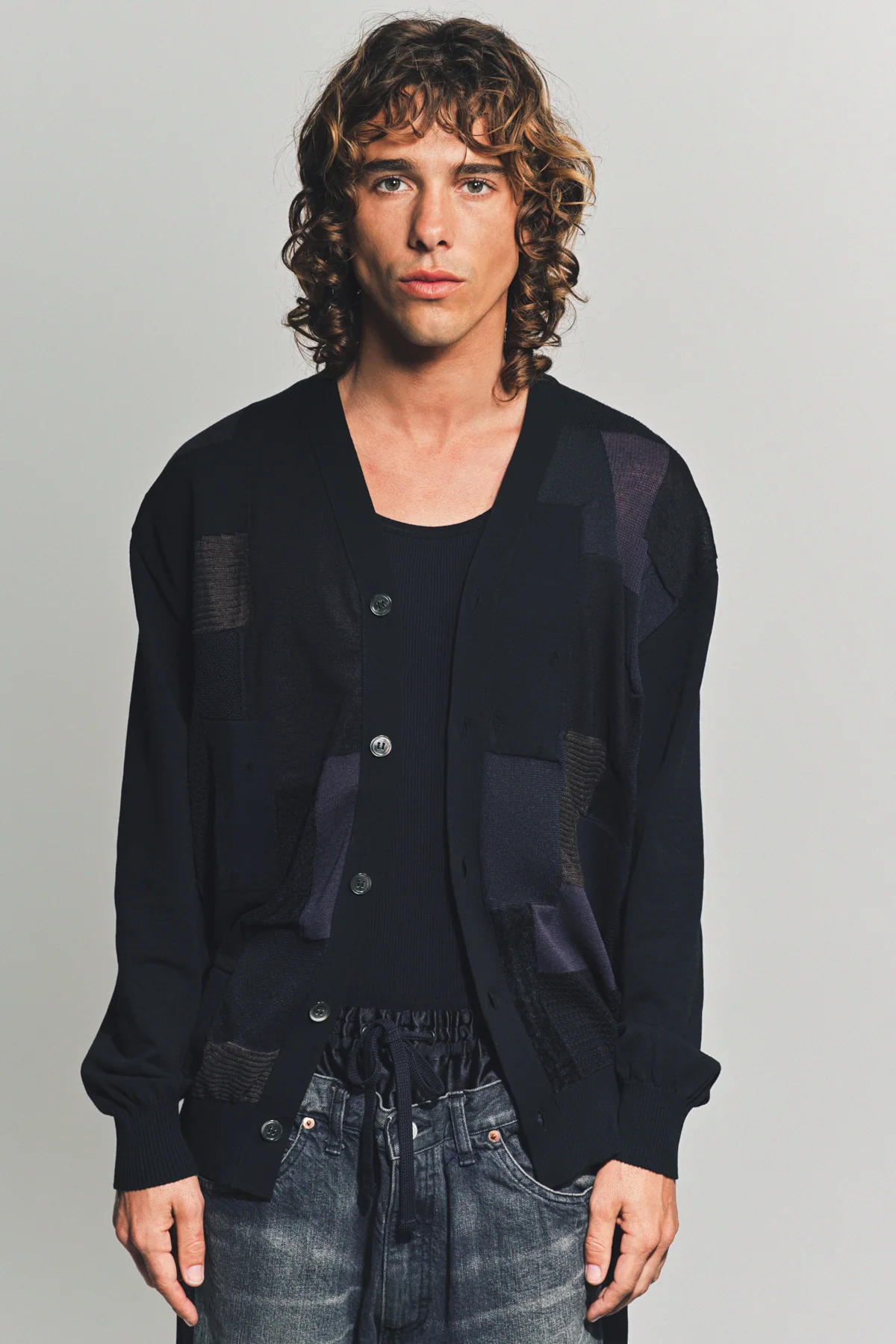 JUNYA WATANABE | MIX INTARSIA CARDIGAN - Image 2
