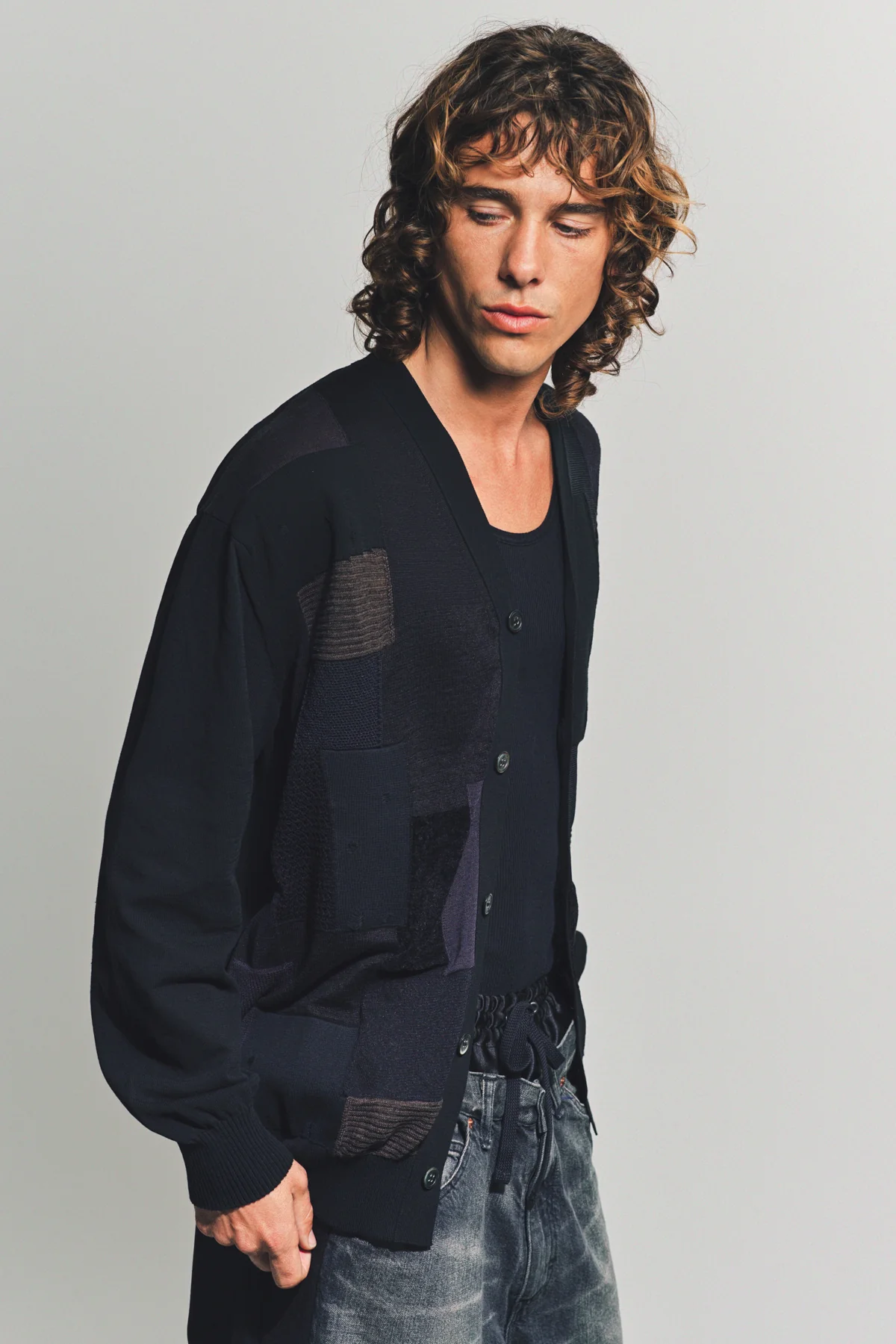 JUNYA WATANABE | MIX INTARSIA CARDIGAN - Image 5