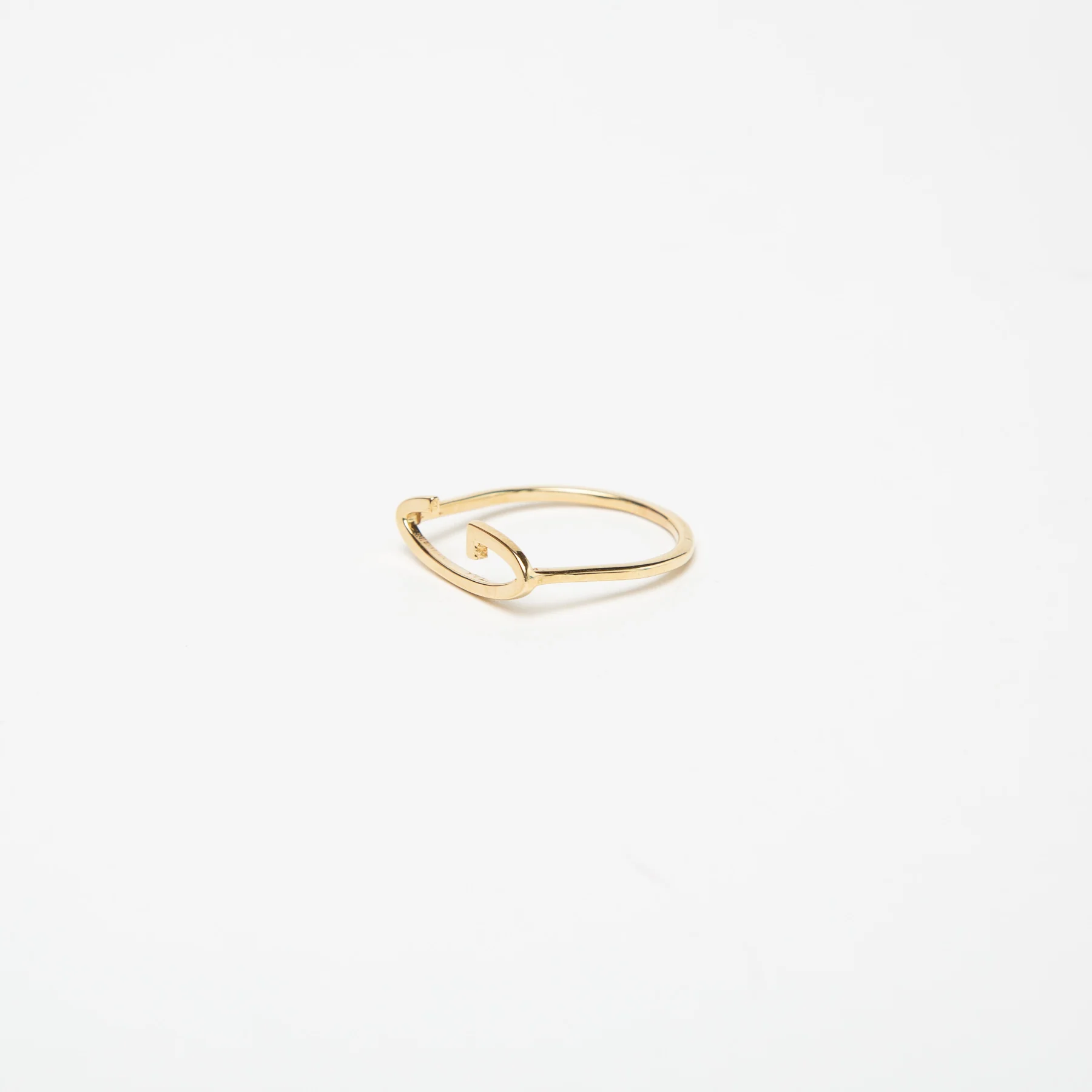 KWIT | 14K GOLD LETTER G RING - Image 3