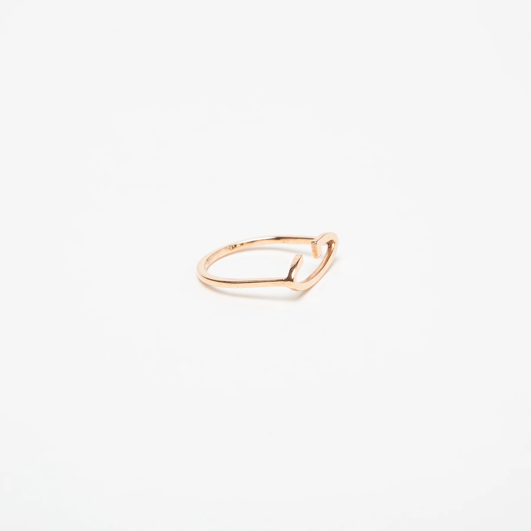 KWIT | 14K GOLD LETTER G RING - Image 4