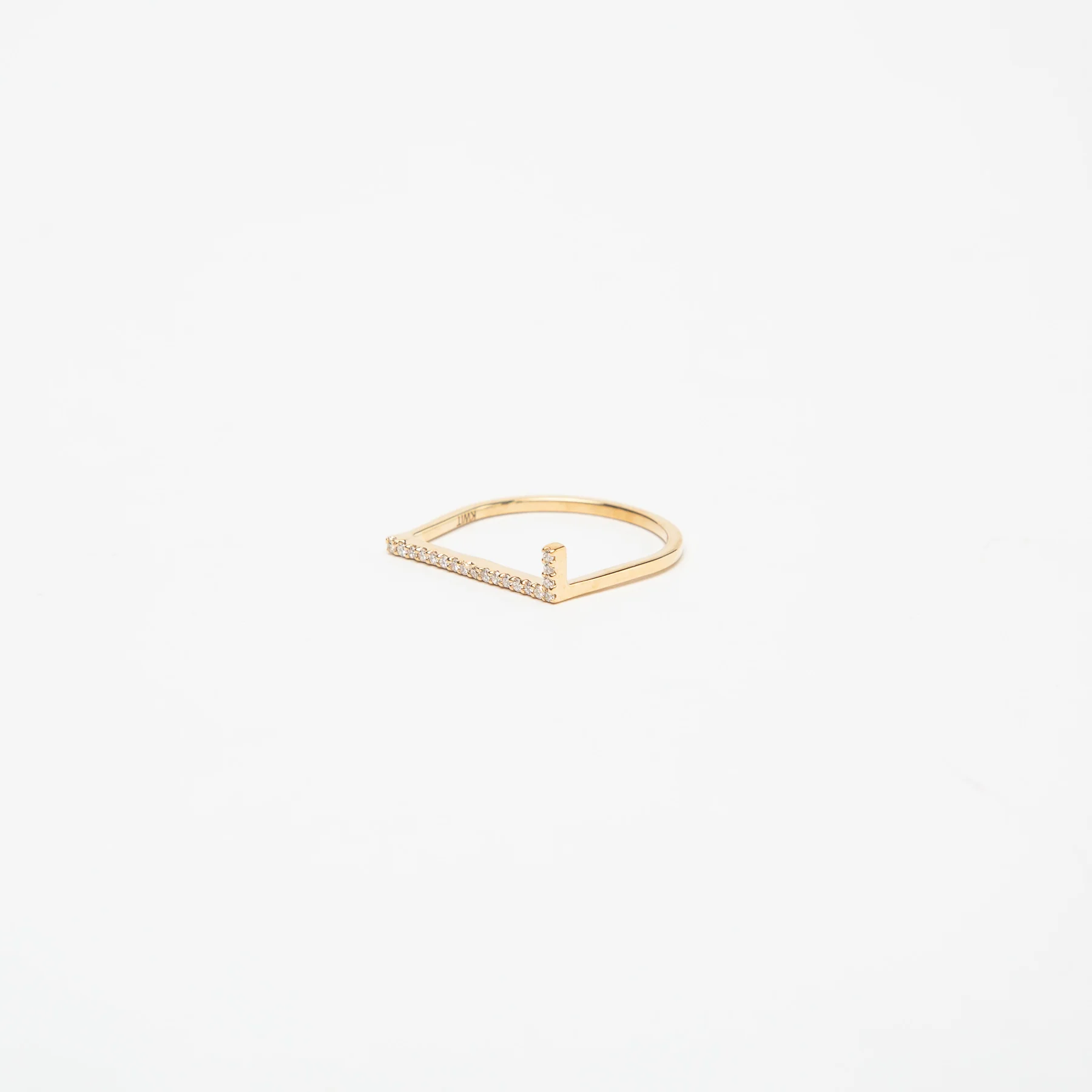 KWIT | LETTER L DIAMOND RING - Image 2