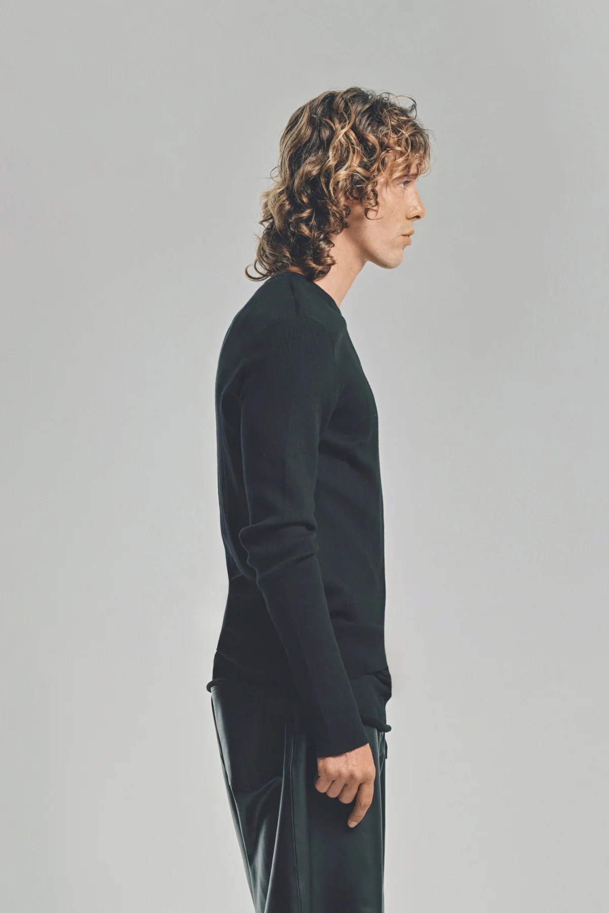 LARS ANDERSSON | FITTED LONG SLEEVE TOP 2X1 RIB - Image 5