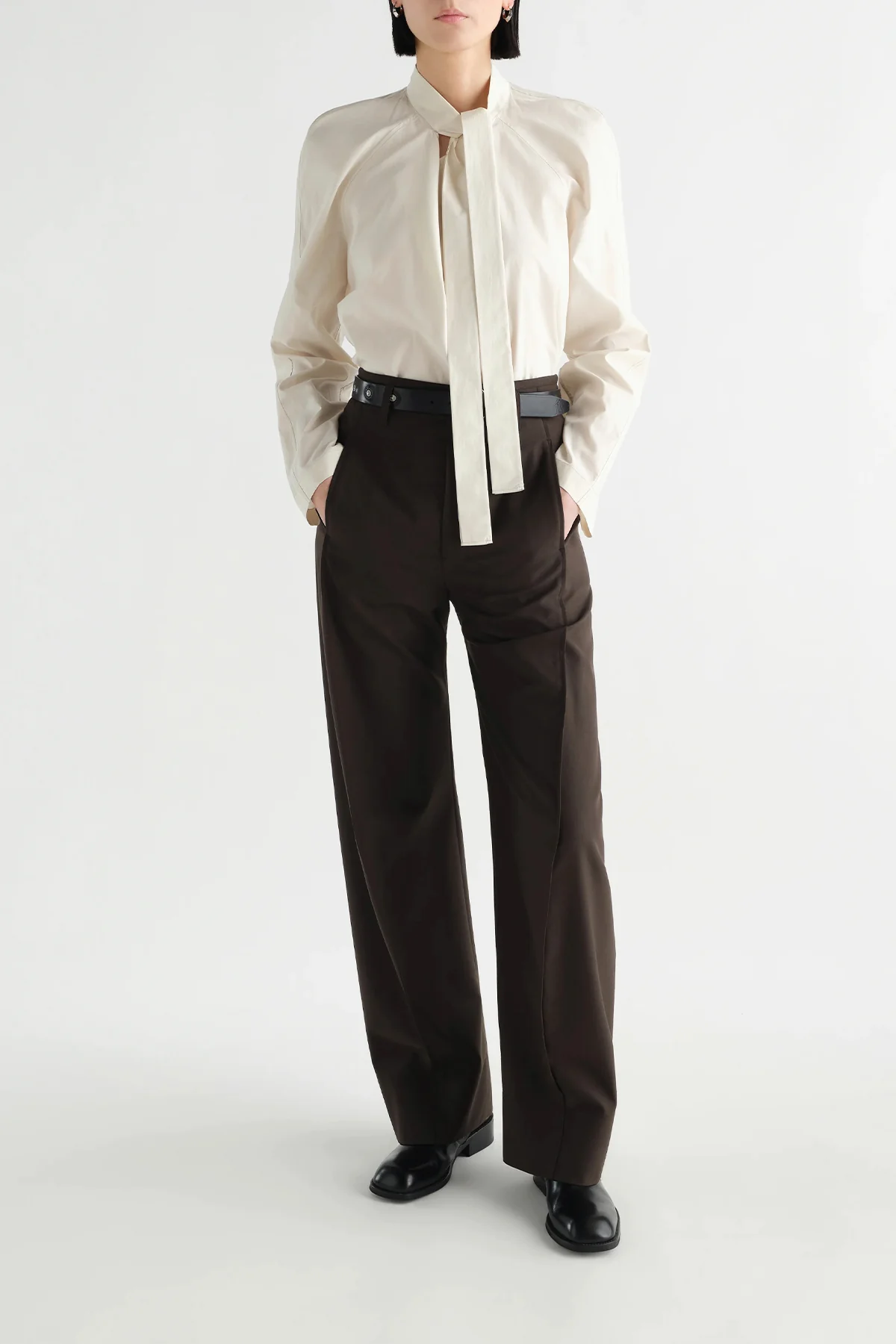 LEMAIRE | ASCOT BLOUSE IN WASHED COTTON SILK - Image 7