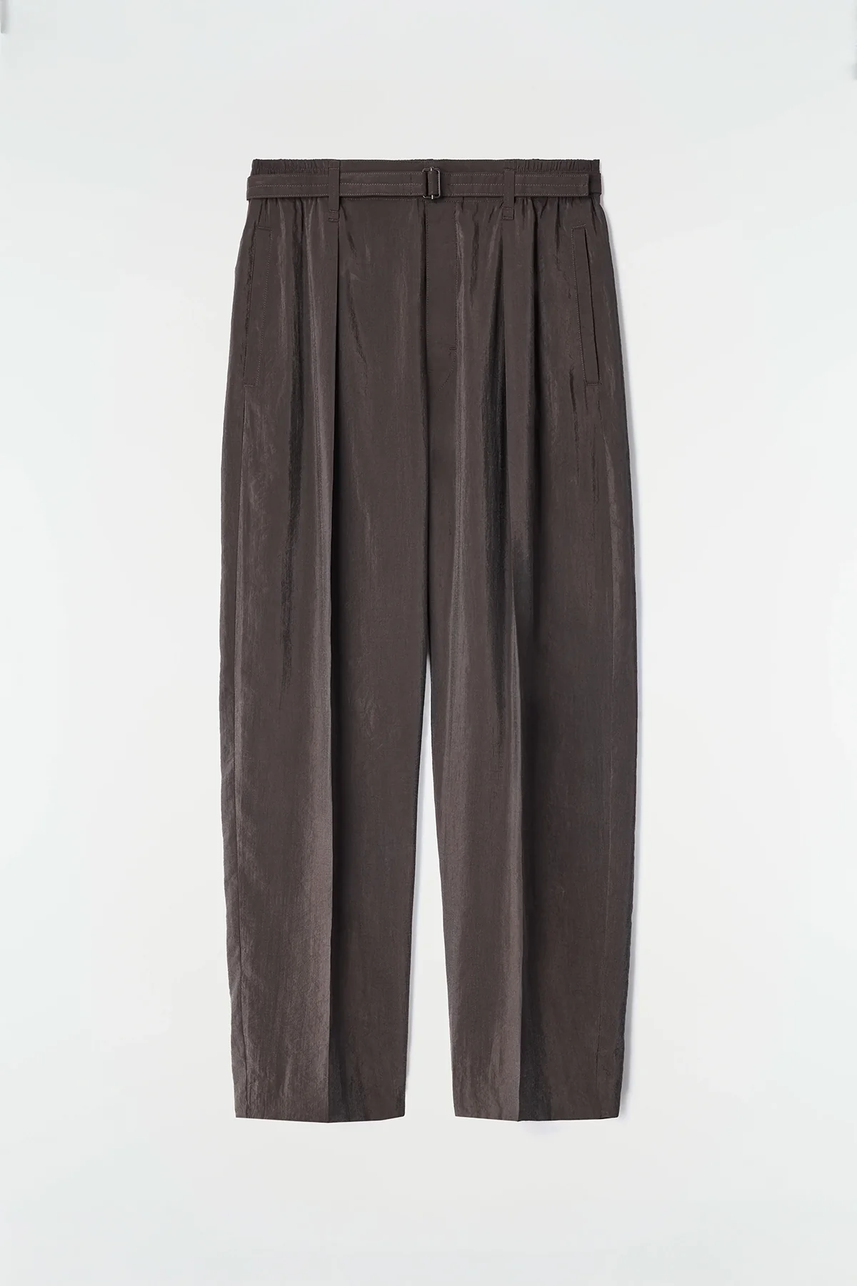 Lemaire | Belted Relaxed Pants in Dry Silk