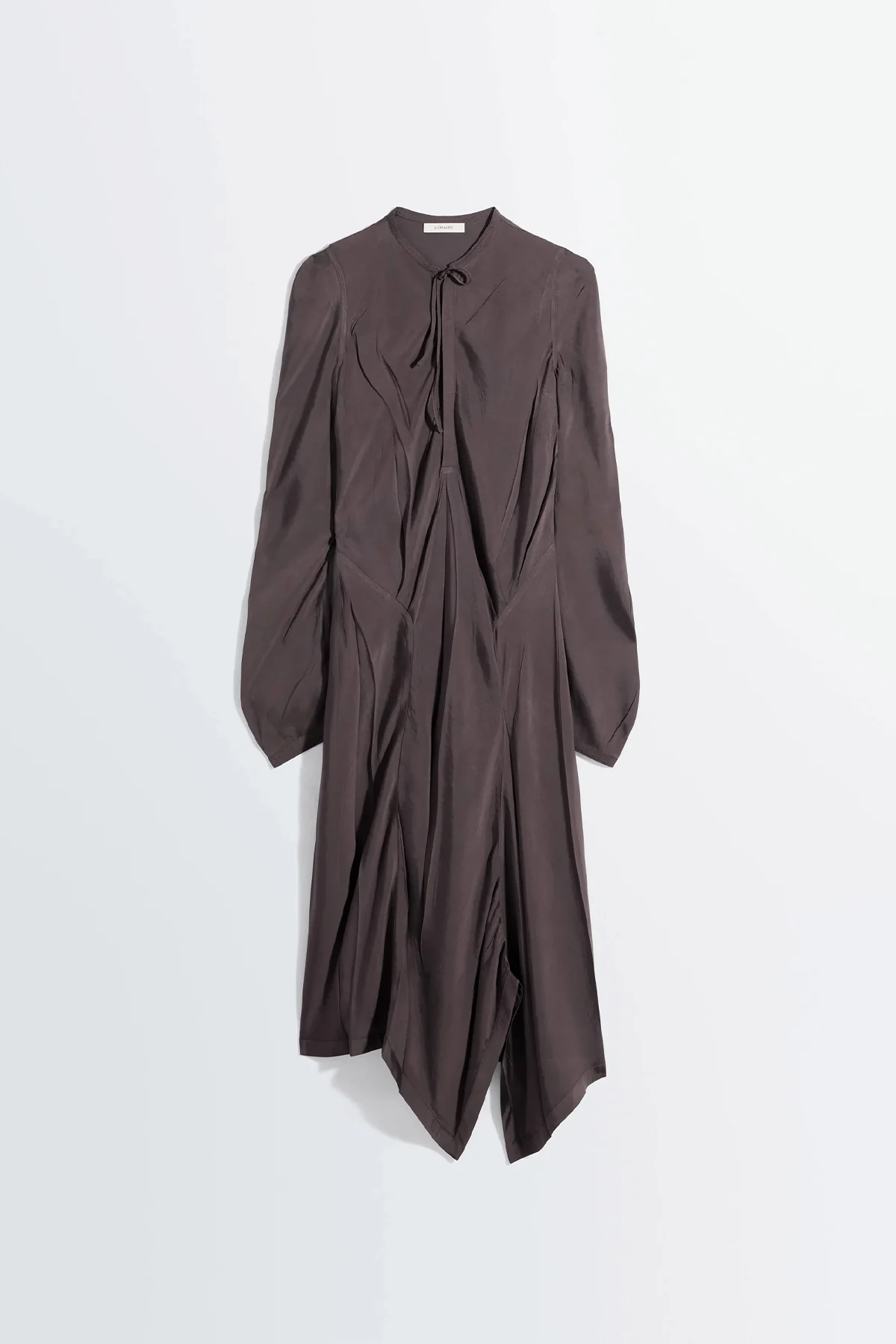 LEMAIRE | CREASED BIAS DRESS IN POLY VISCOSE TWILL - Image 6