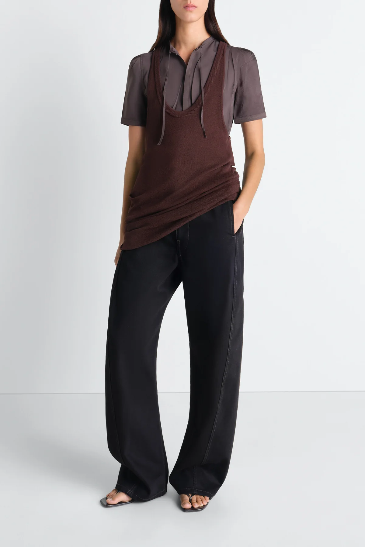 LEMAIRE | WOMEN'S TWISTED BELTED PANTS - Image 2