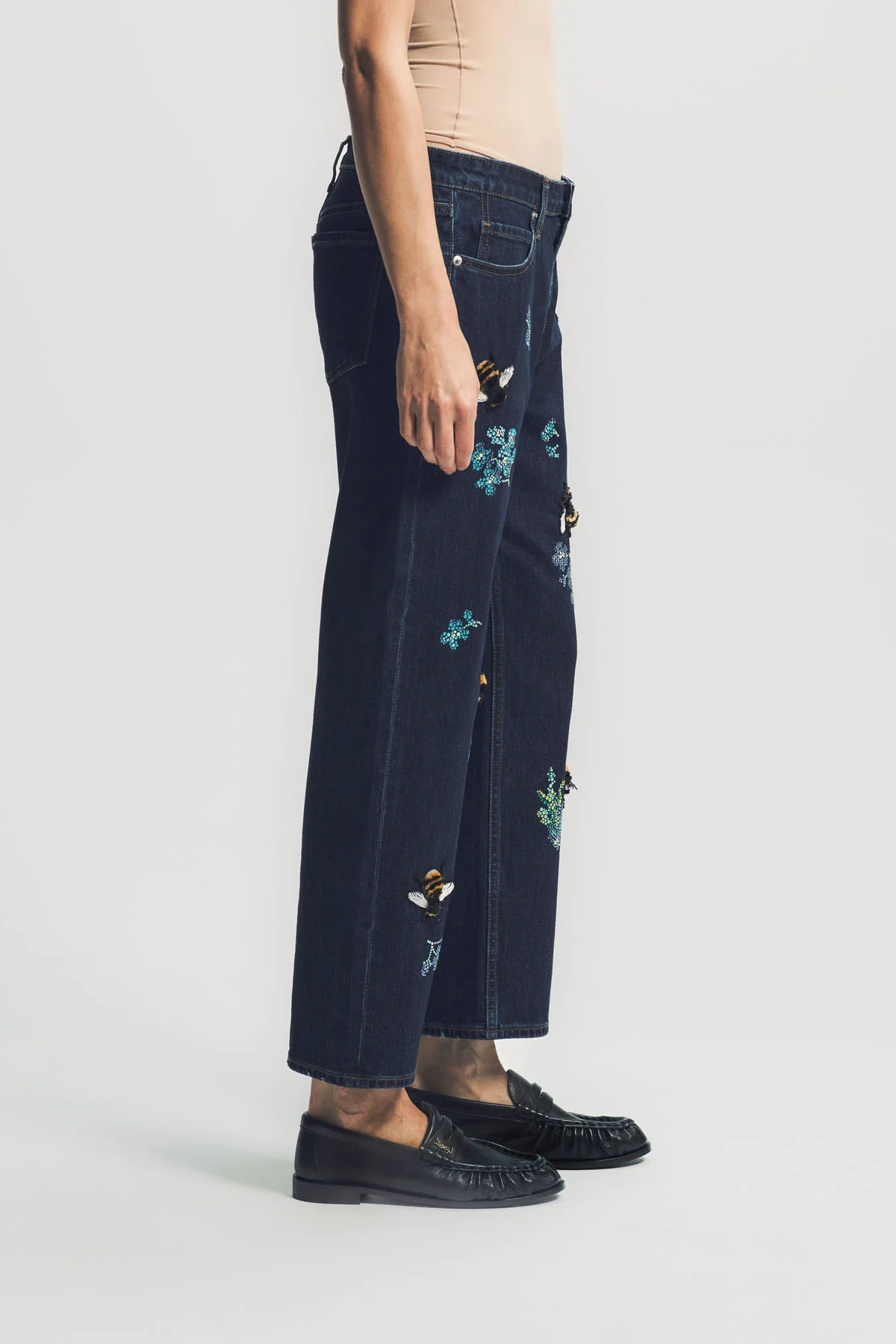 LIBERTINE | ‘BUSY GARDEN’ BOYFRIEND JEANS - Image 5