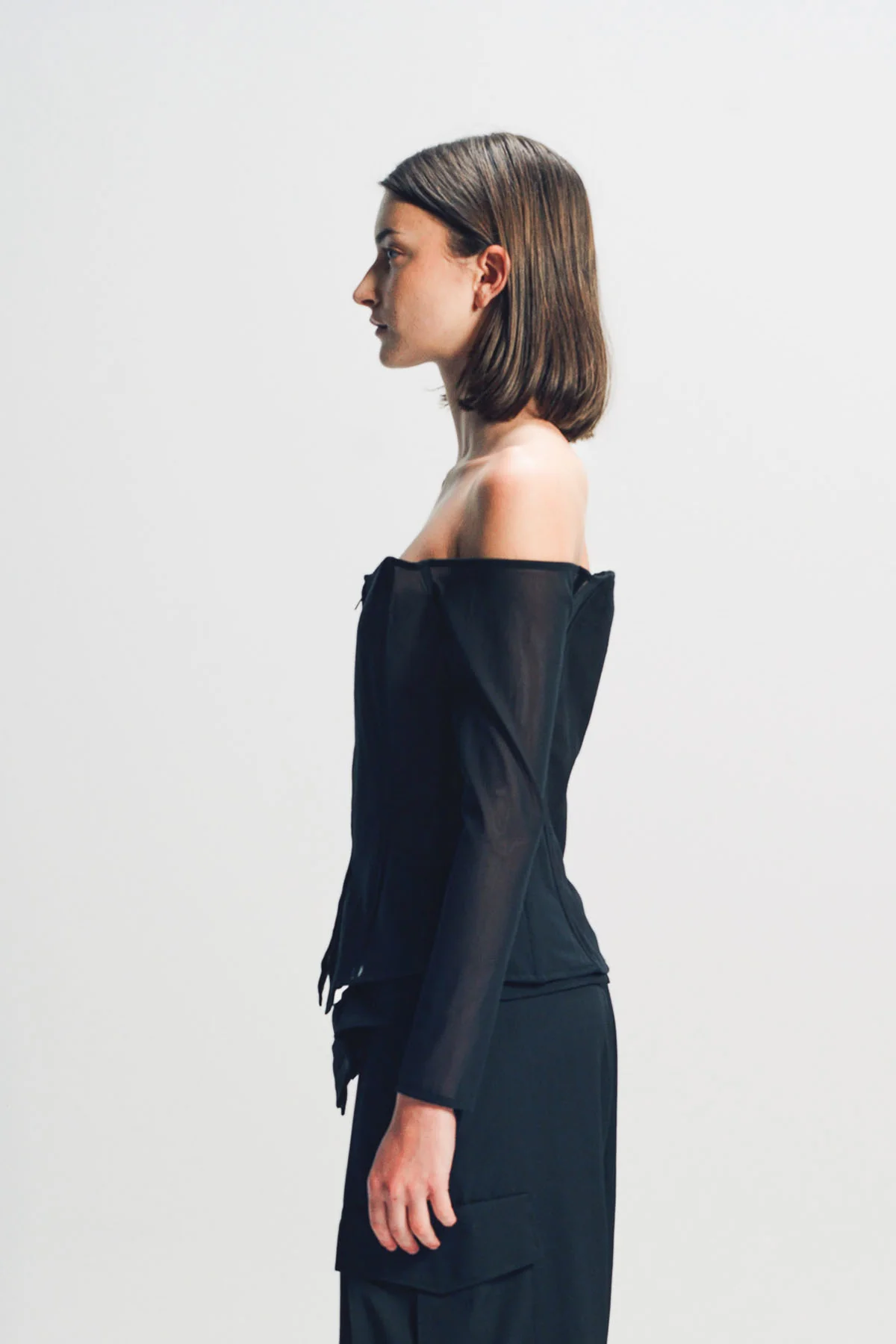 LIMI FEU | MUSLIN SLEEVED BUSTIER - Image 3