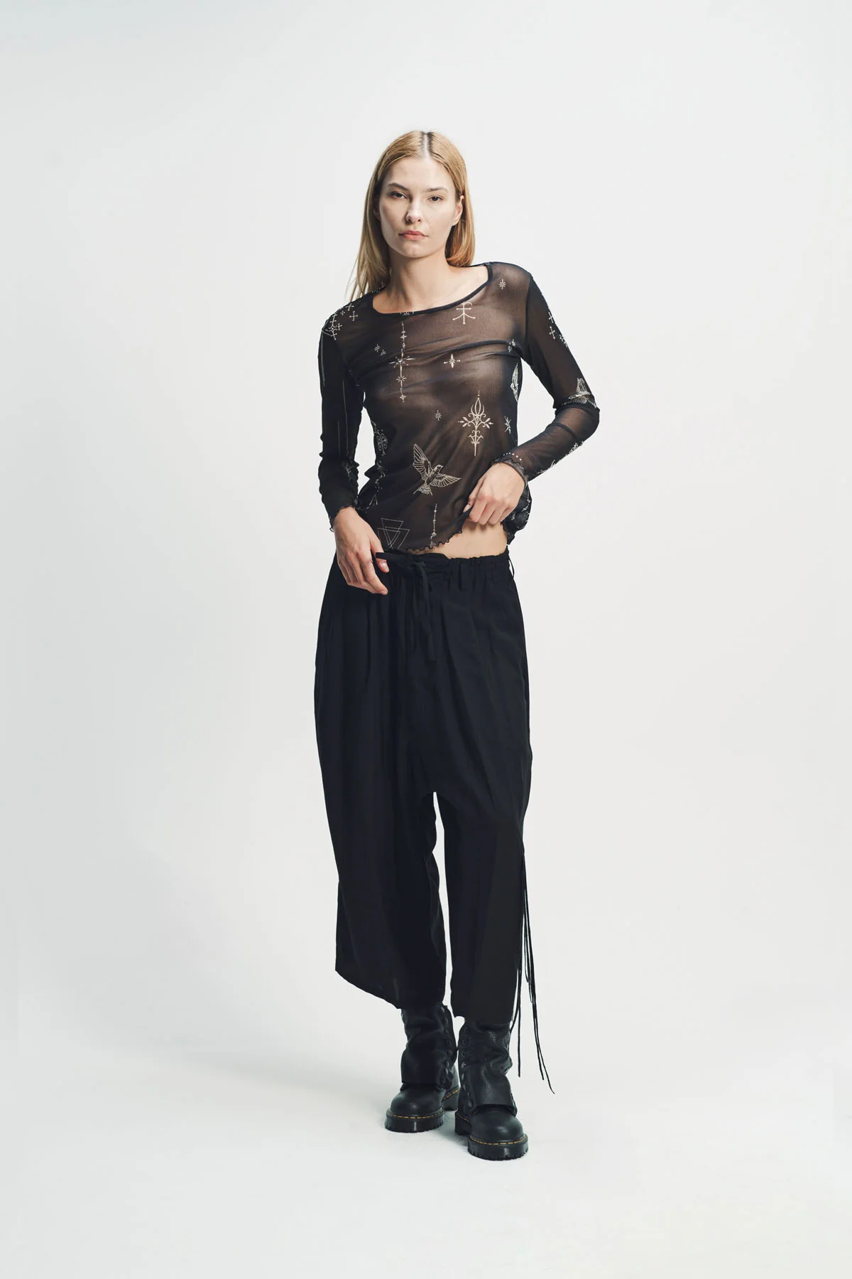 Limi Feu | Tattoo Print Long Sleeve Shirt