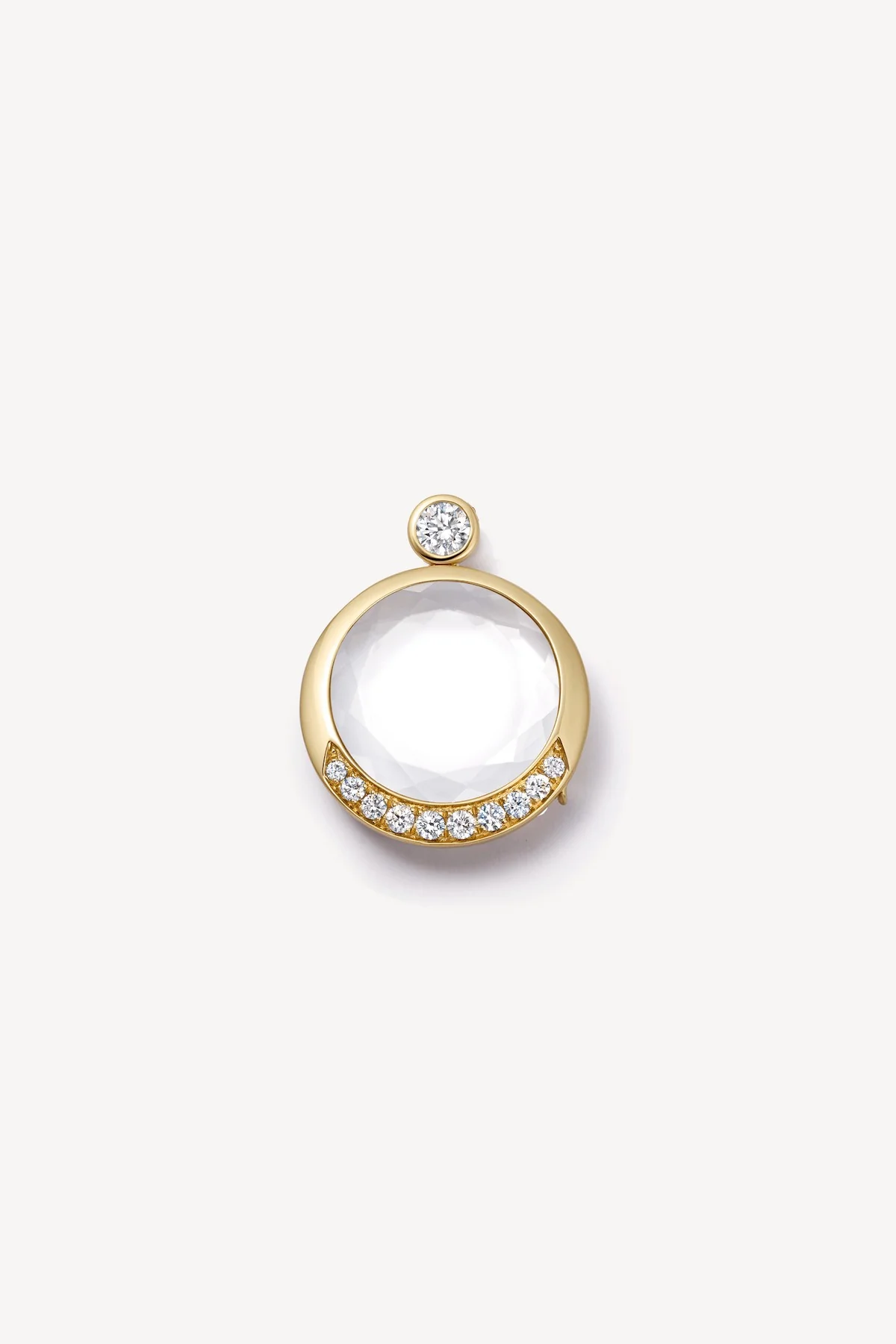 LOQUET LONDON | 18K LUNAR CUSHION LOCKET