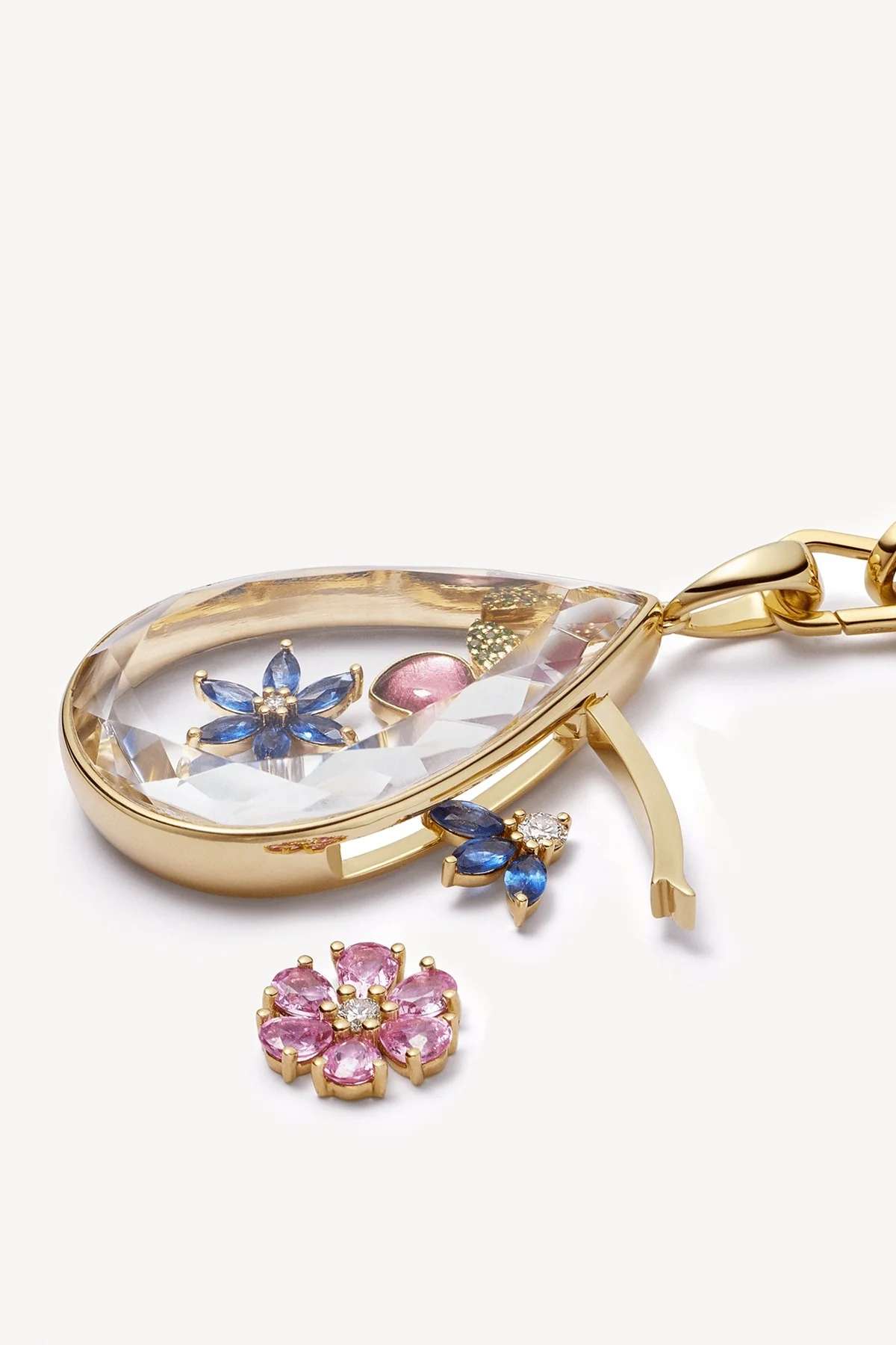 Loquet London | Blue Iris Charm - Image 4
