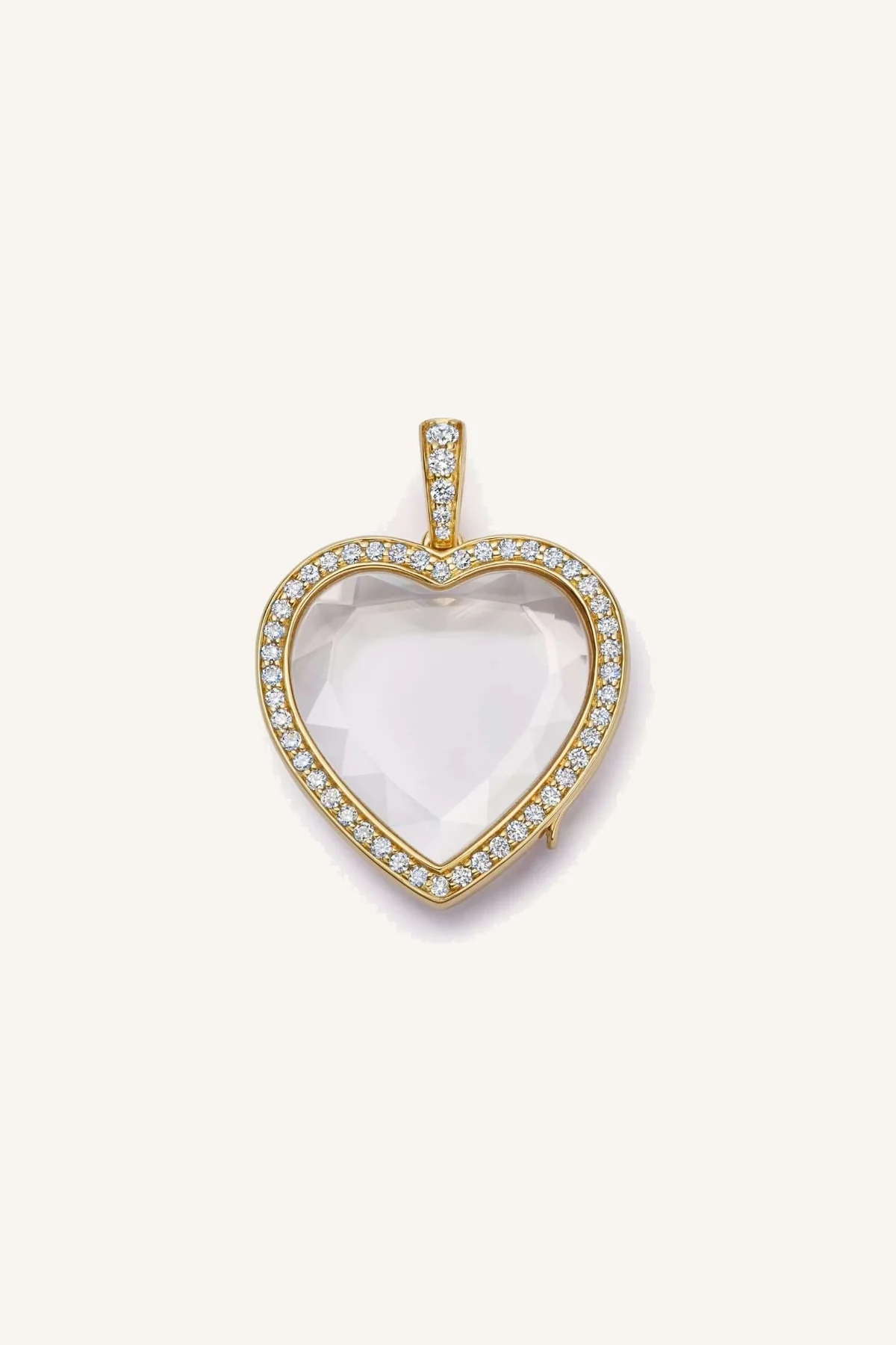 Loquet London | Heritage Heart Diamond Locket - Image 2