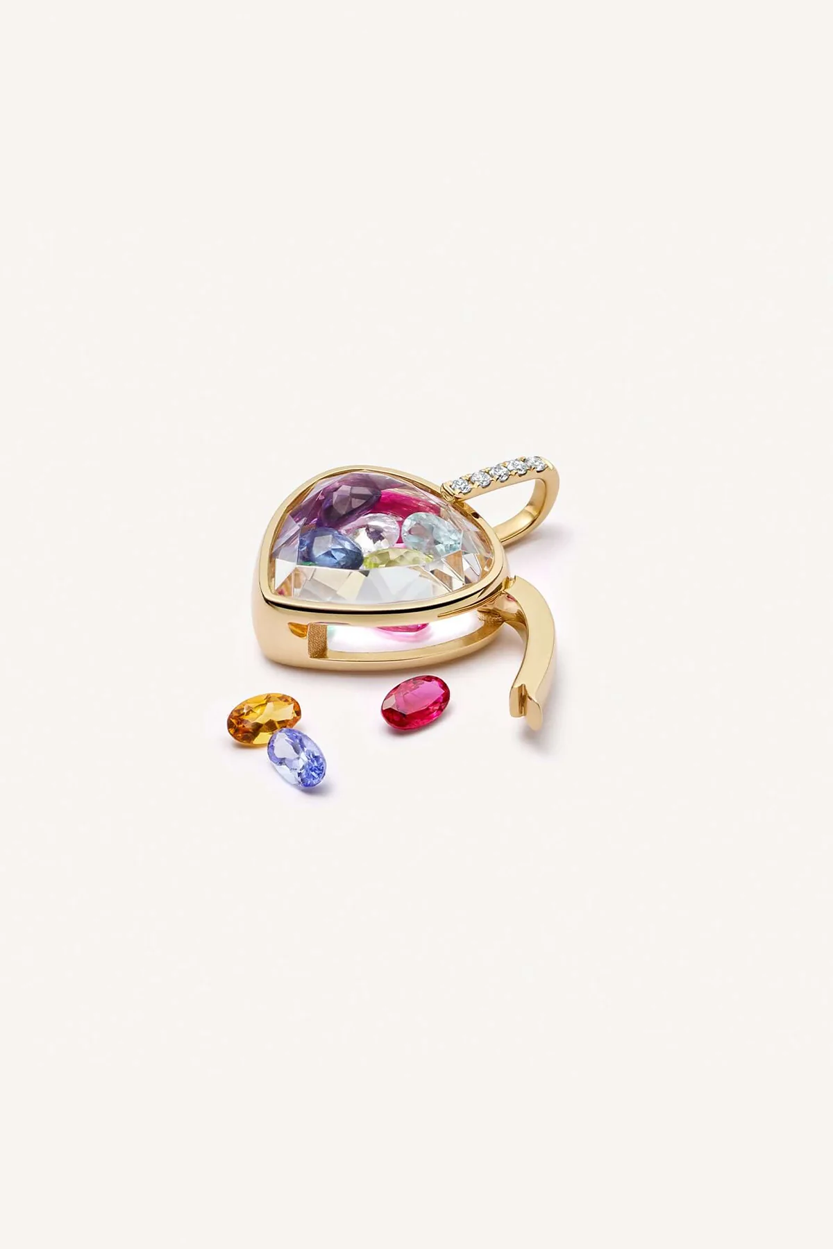 LOQUET LONDON | PEAR CUT LOCKET - Image 2