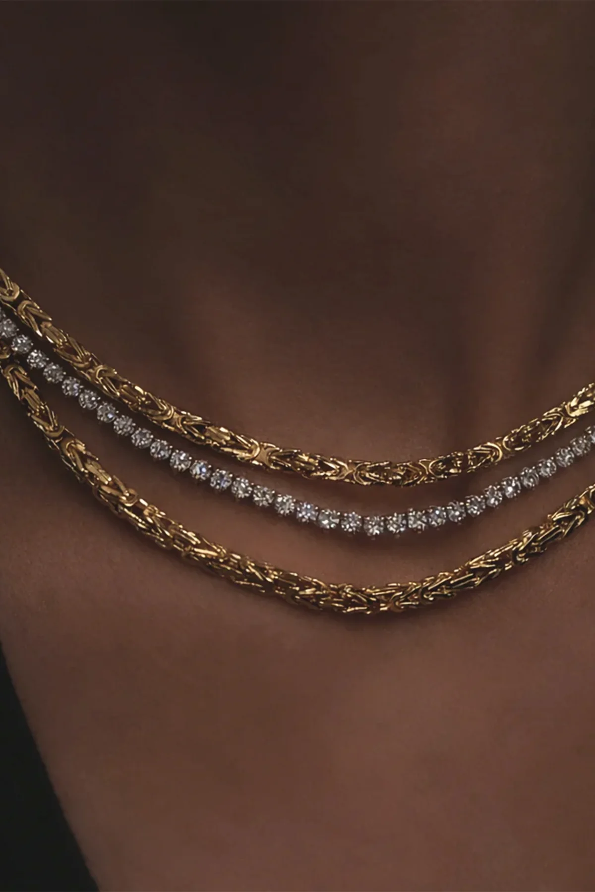 Loraida | Yellow Gold Rêve Chain 16" - Image 2
