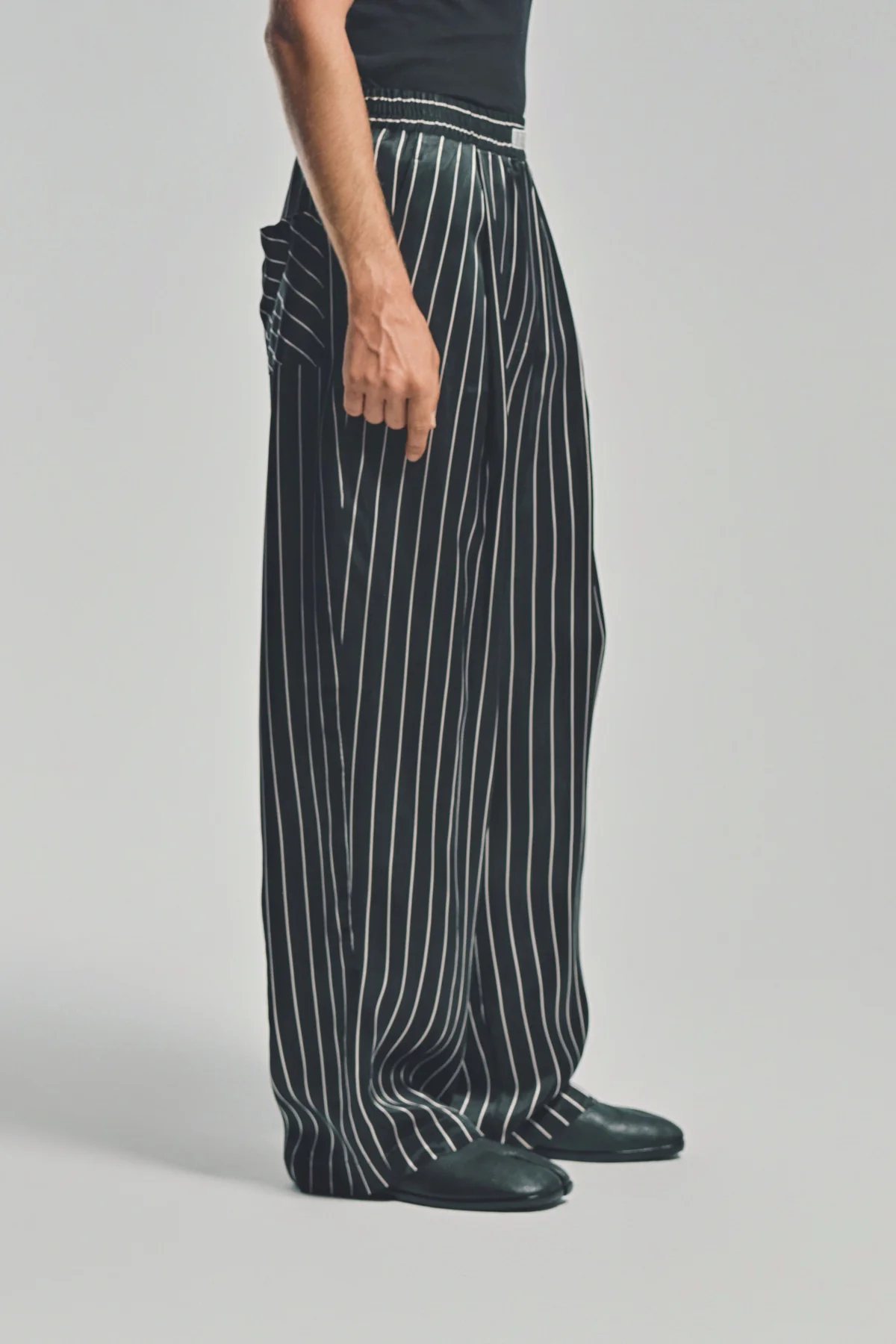 LOUIS GABRIEL NOUCHI | PINSTRIPE PAJAMA PANTS - Image 5