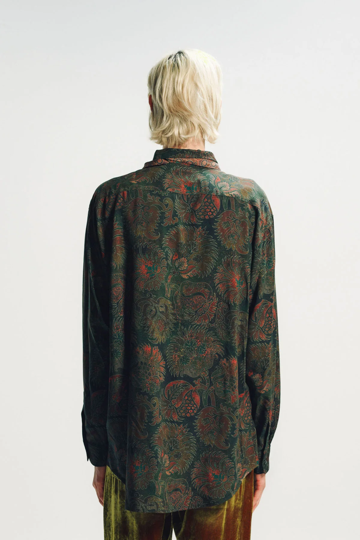 Magliano | Liquid Penna Long Sleeve Pomengrade Green - Image 5