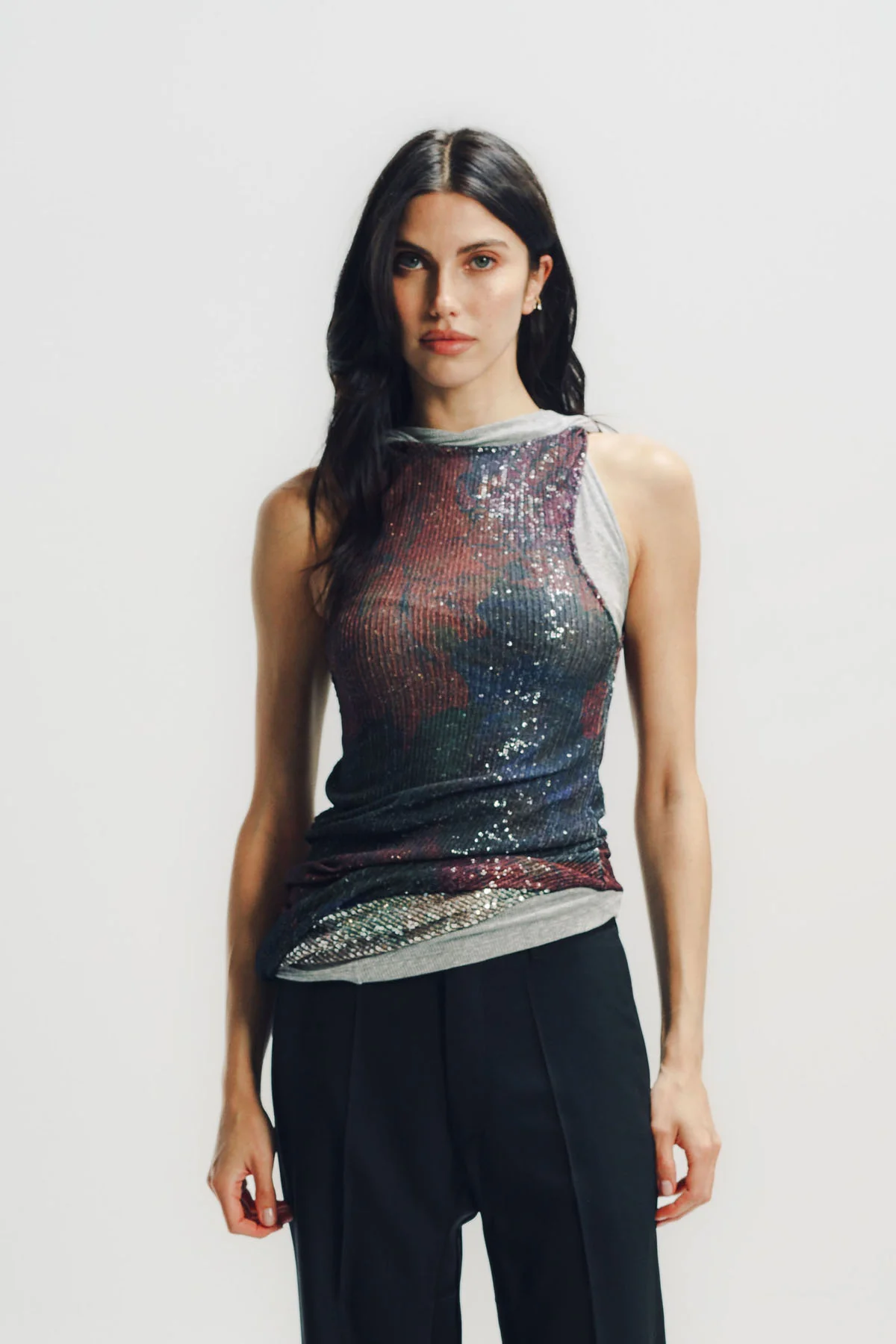 Maison Margiela | Sequin Draped Top - Image 2