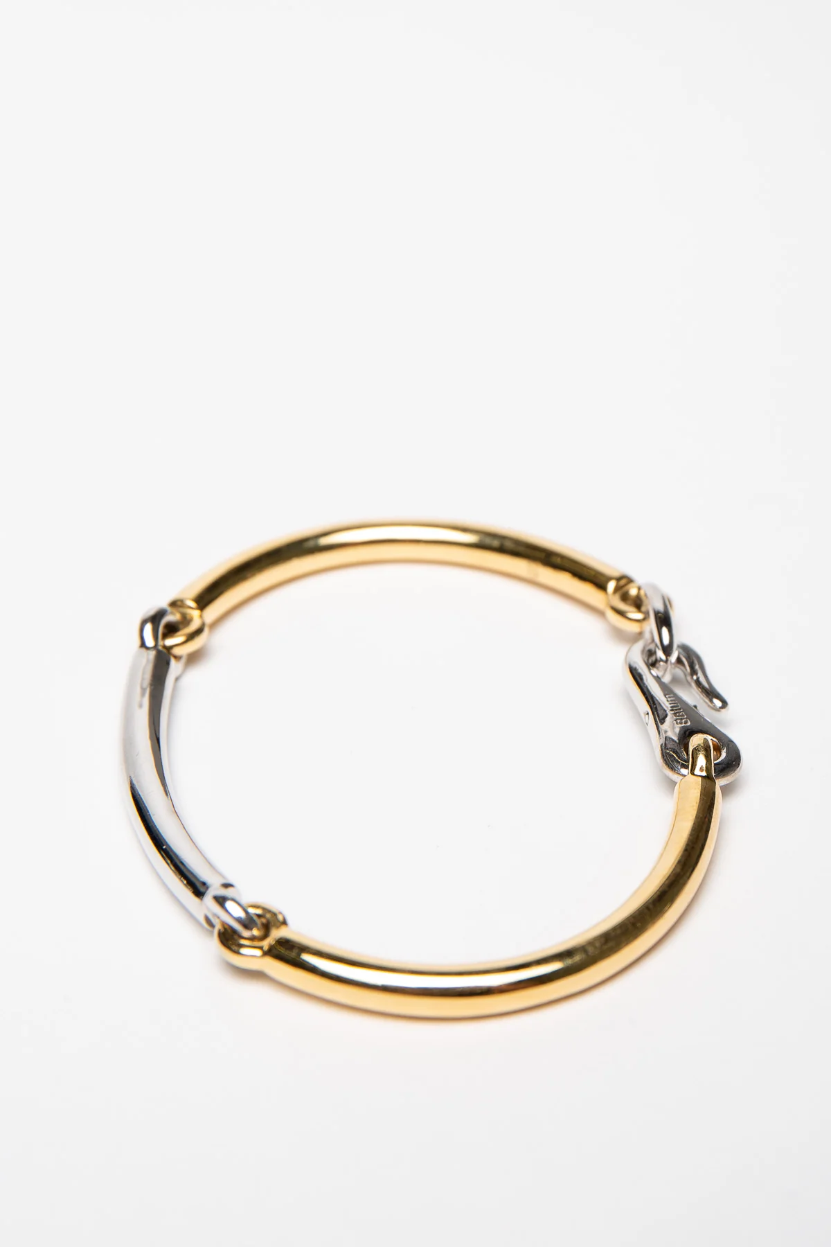 MAOR | 18K SOLSTICE YELLOW AND WHITE GOLD BRACELET - Image 2