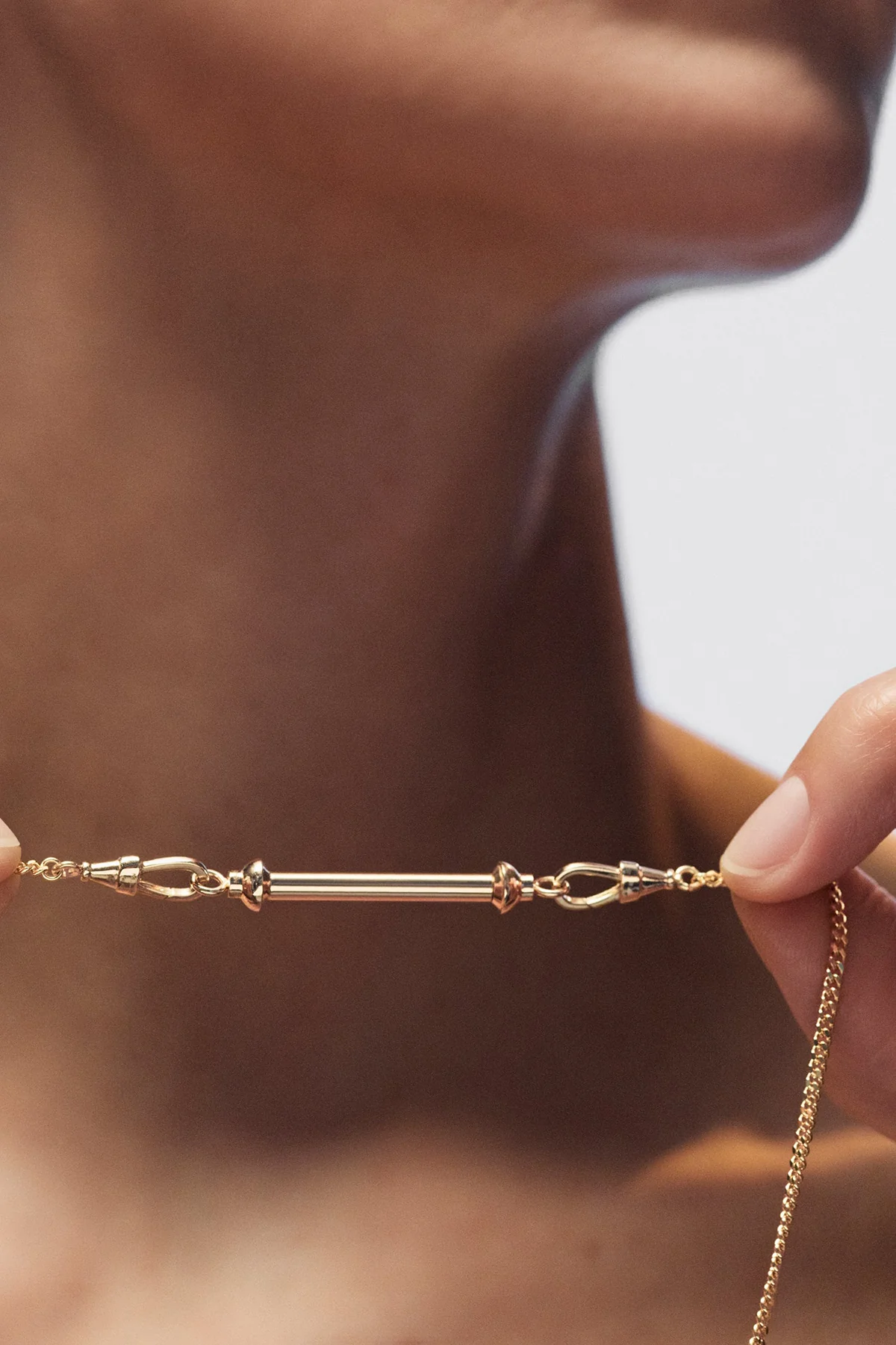 MARIE LICHTENBERG | 37 CM MEDIUM CONNECTOR NECKLACE - Image 2