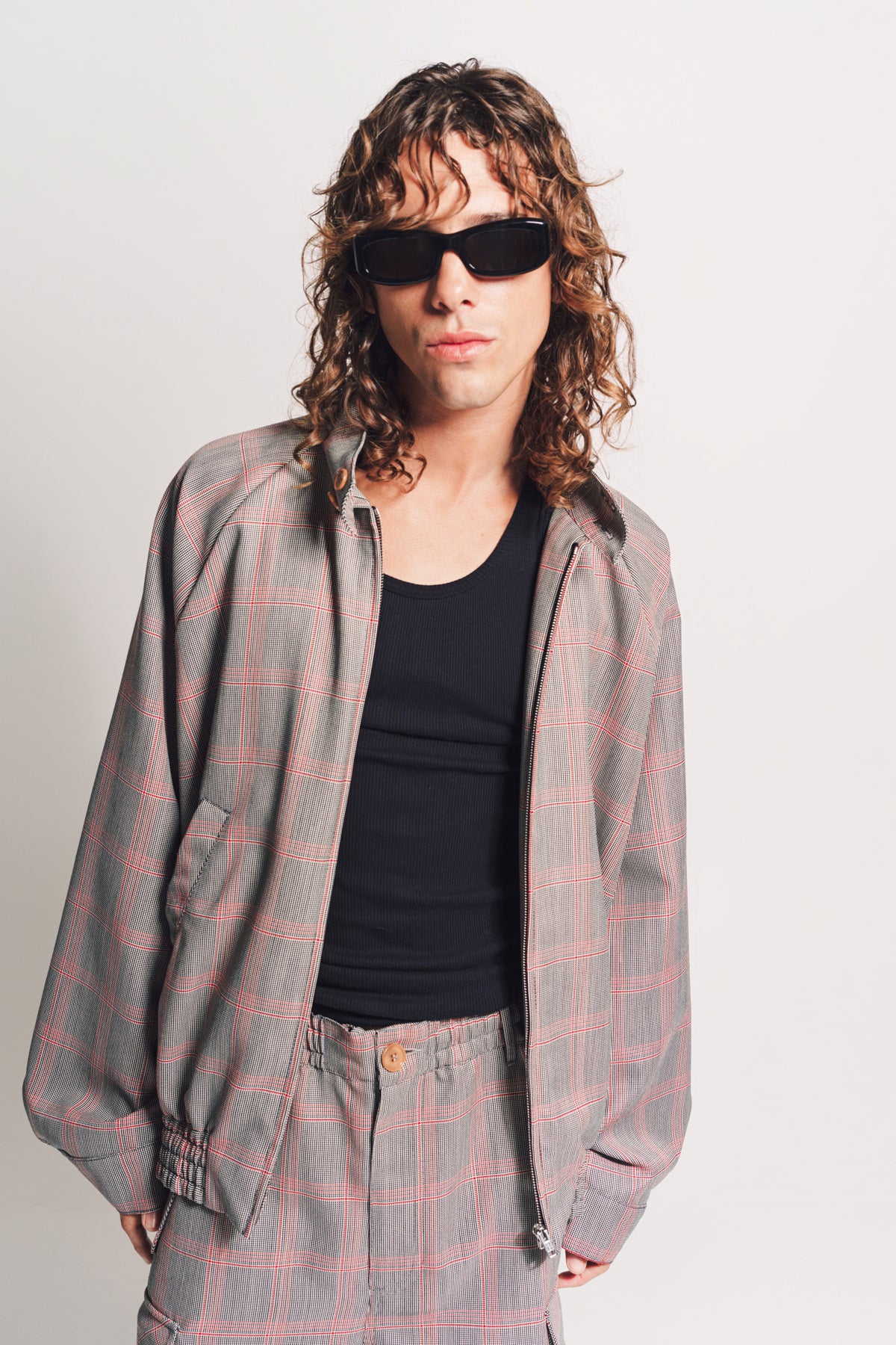MARNI | CHECKED TECH WOOL BOMBER - Image 2