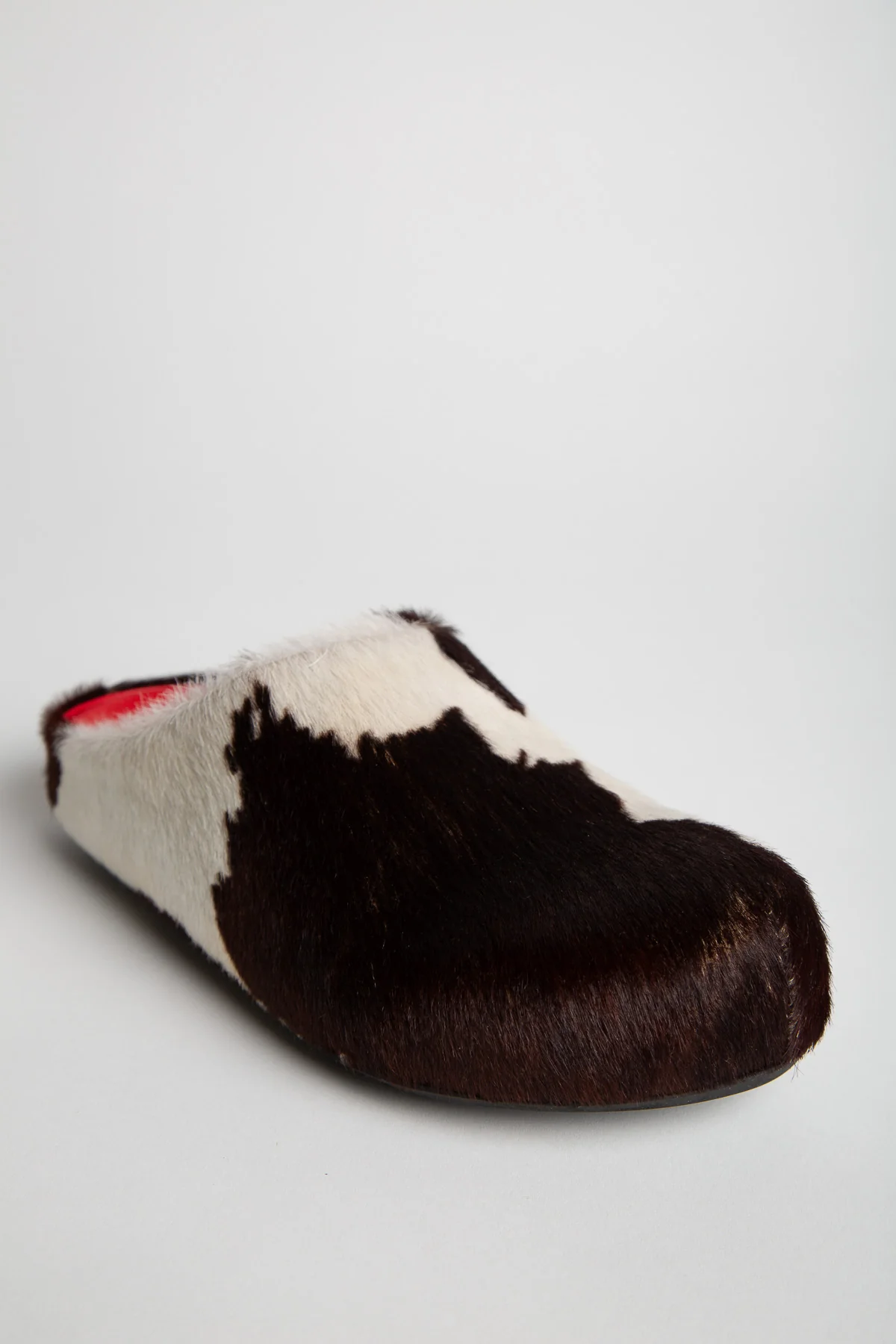 Marni | Cow-Print Ponyhair Fussett Sabot - Image 3